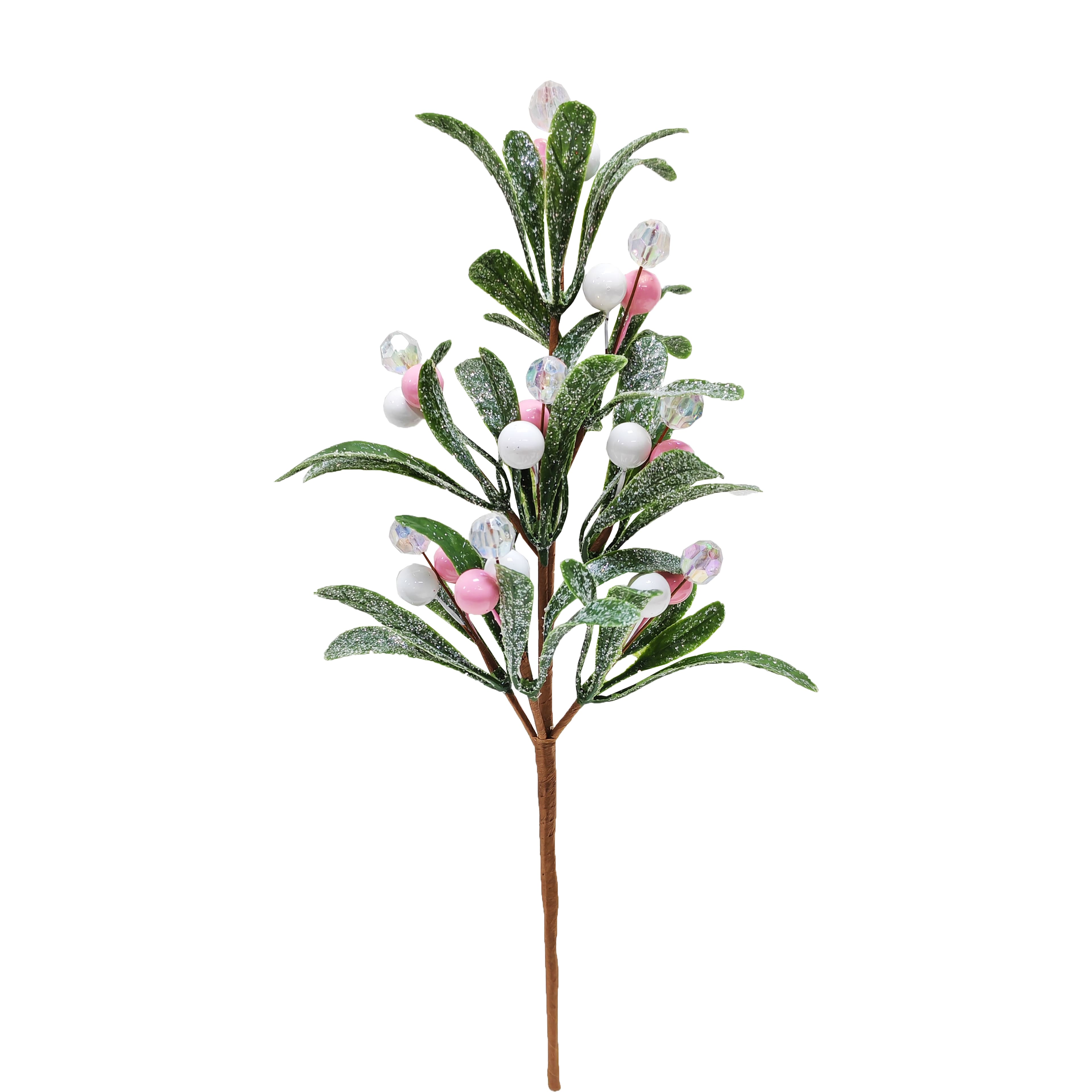 11.5&#x22; Green Leaf with Berry Pick by Ashland&#xAE;