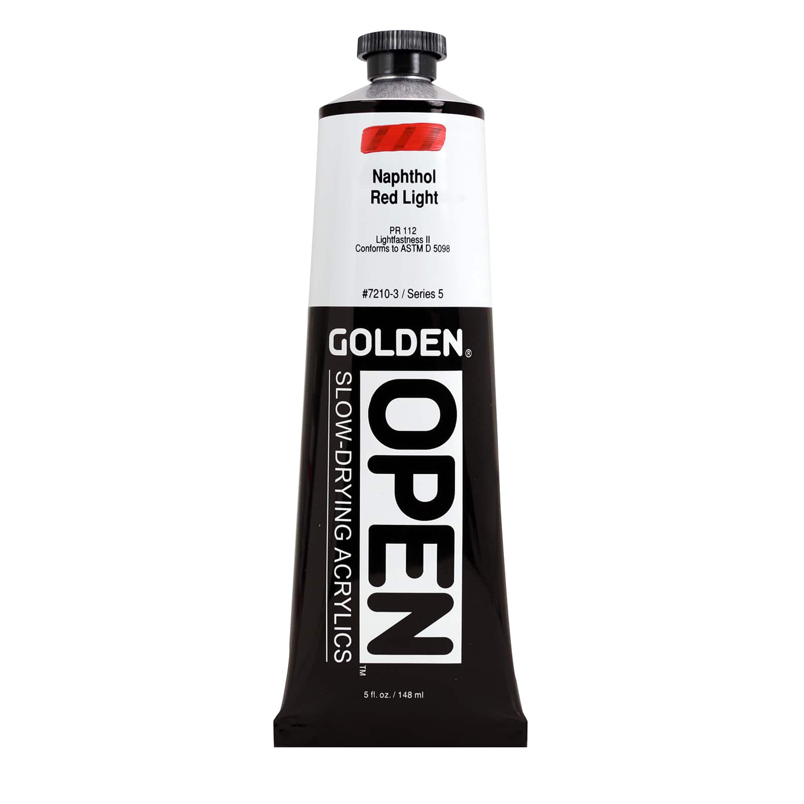 Golden OPEN Slow-Drying Acrylics, 5 oz Paint in Naphthol Red Light - D022339S - Art and Craft Paint Get the Golden OPEN Slow-Drying Acrylics, 5oz. at  sku D022339S
