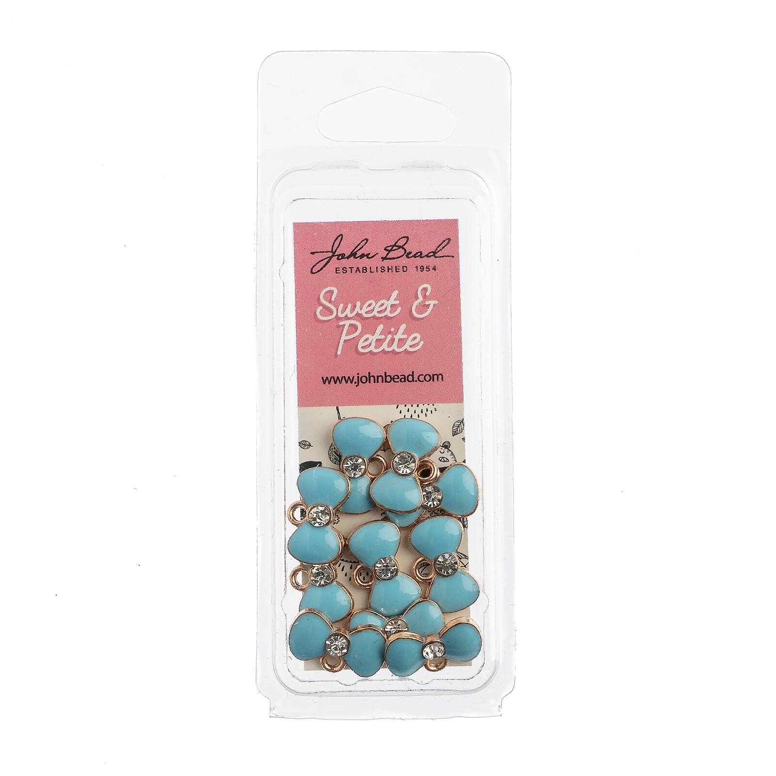 John Bead Sweet &#x26; Petite Bow Charms, 10ct.