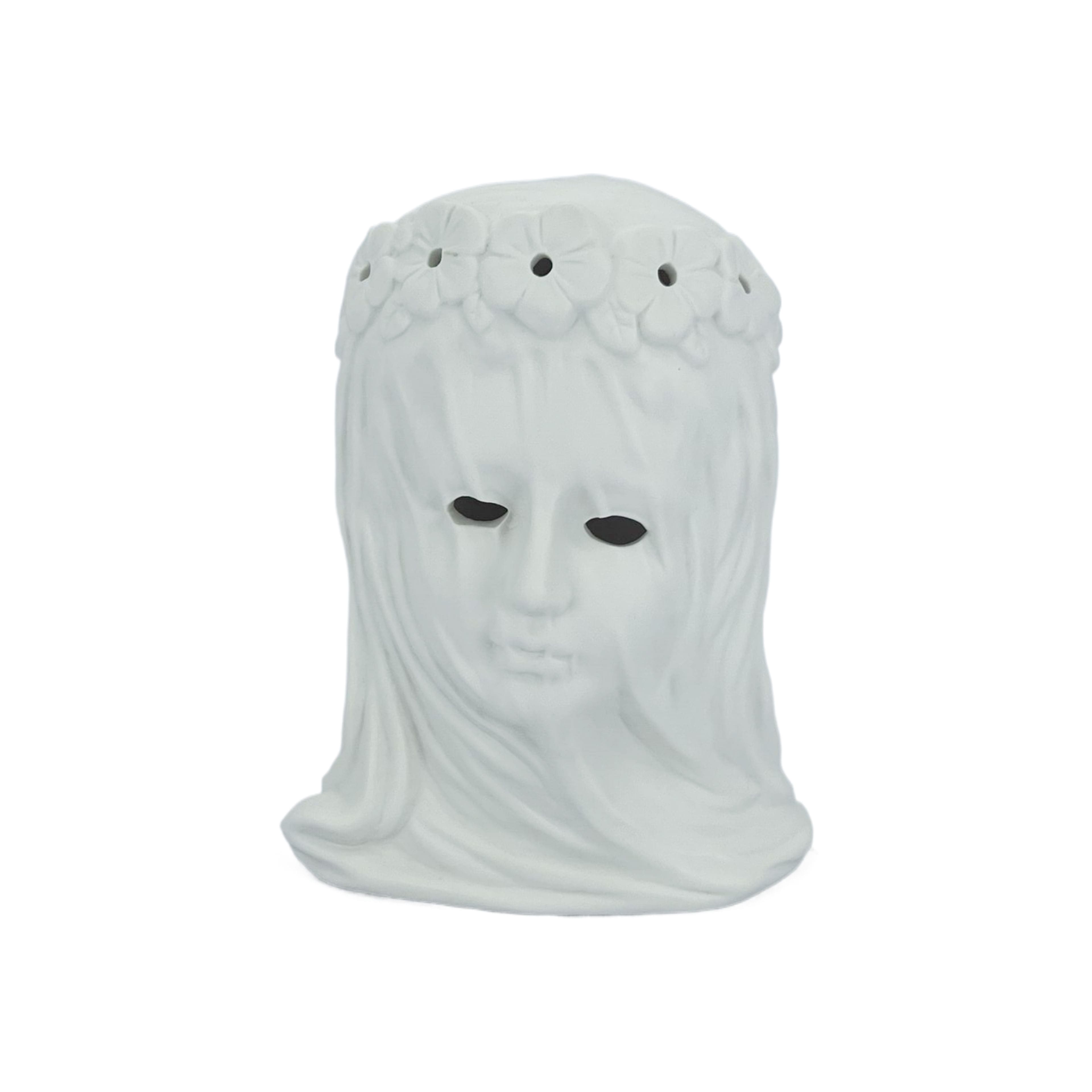 7.75&#x22; DIY Ceramic LED Veiled Lady D&#xE9;cor by Make Market&#xAE;