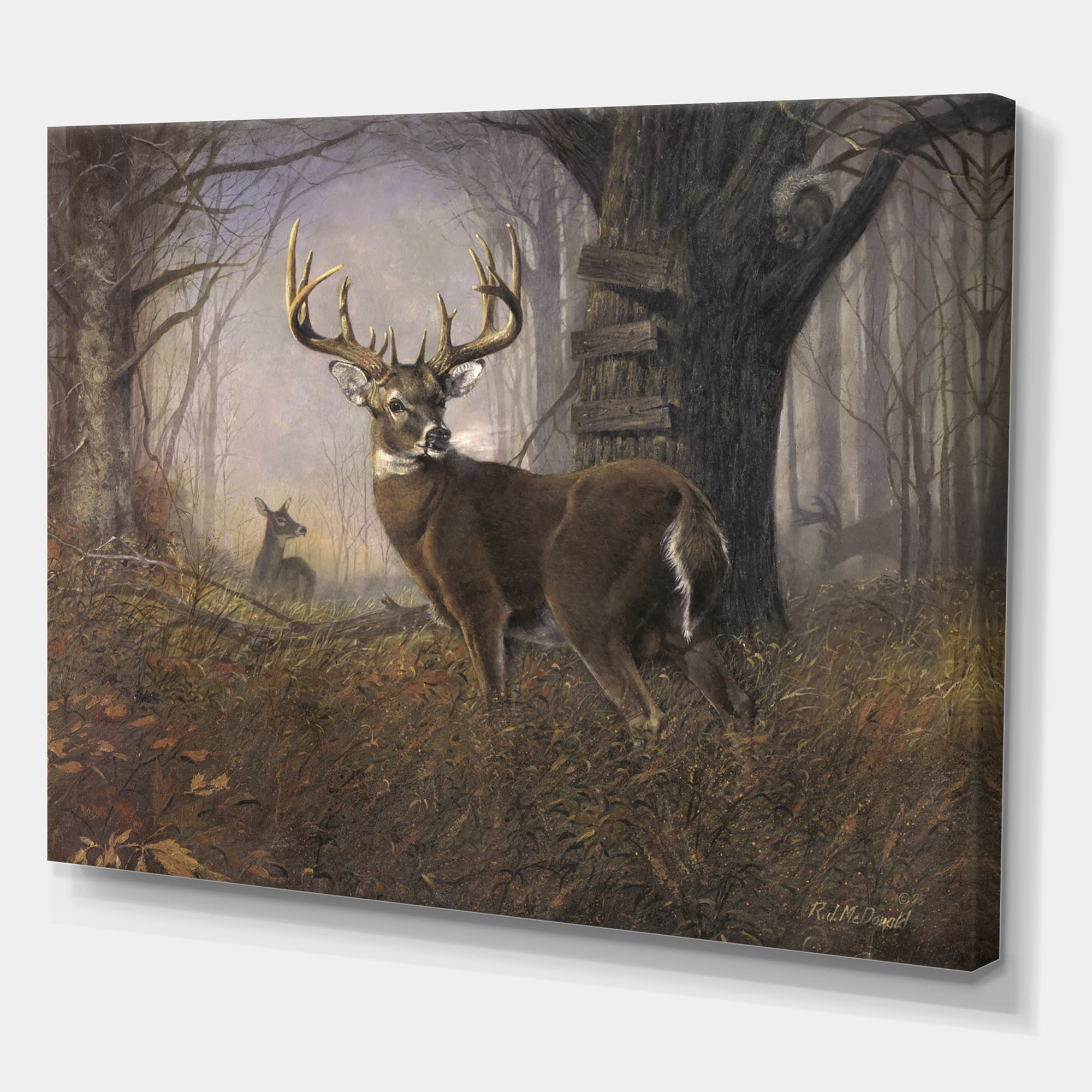 Designart - The Impending Challenge - Lake House Premium Canvas Wall Art