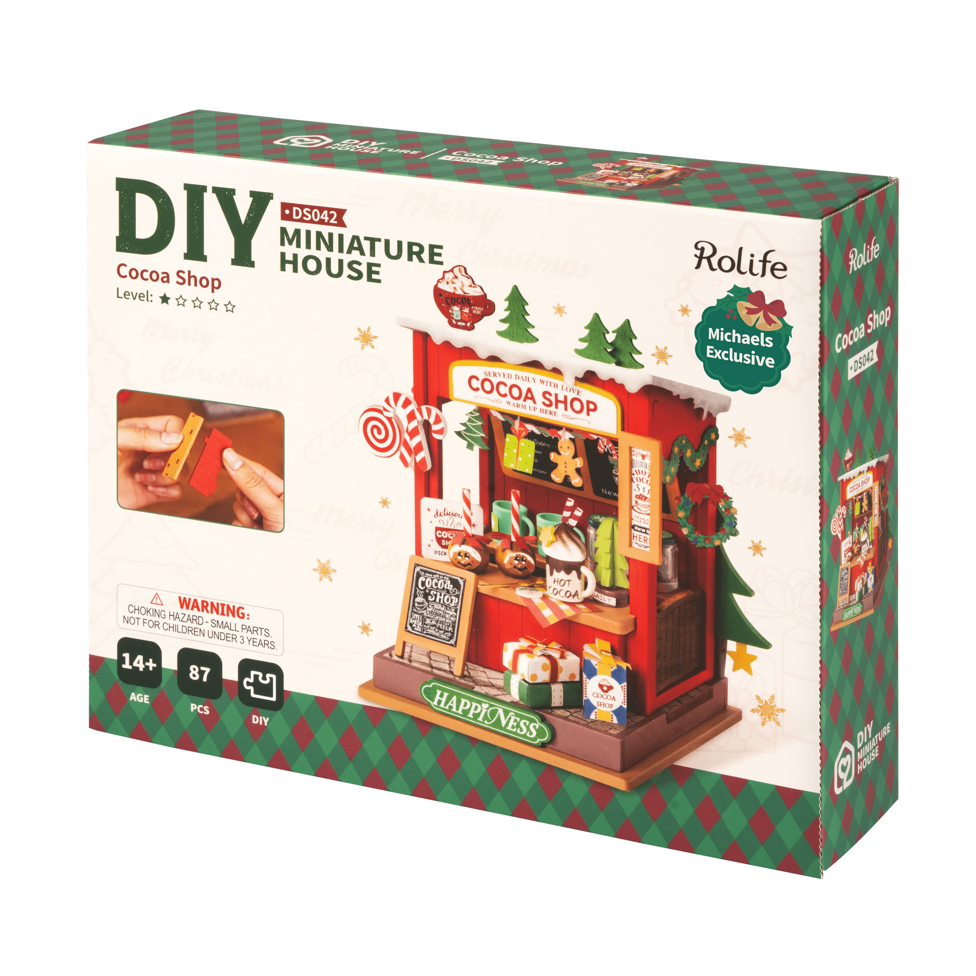 Rolife&#xAE; Cocoa Shop DIY Miniature House Kit