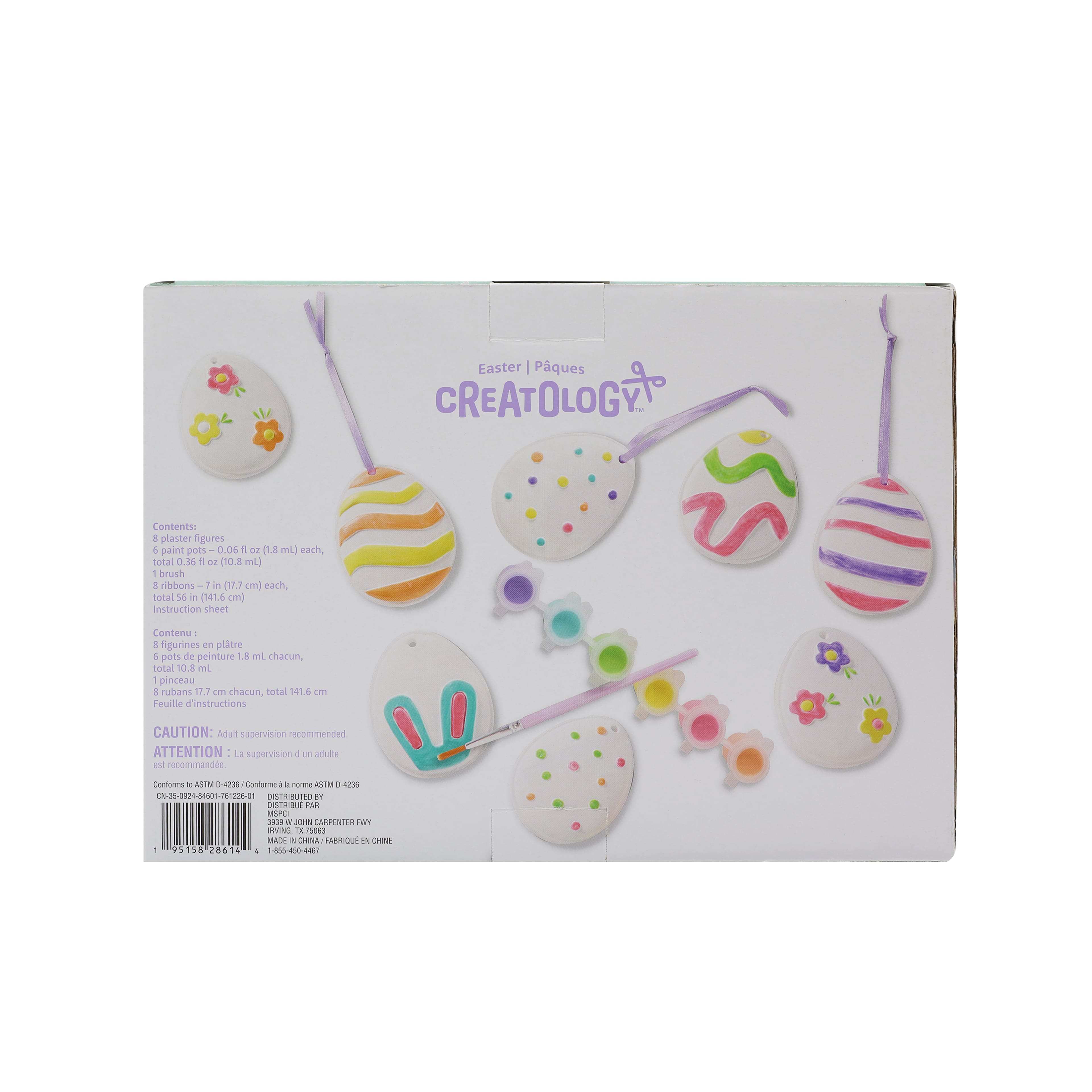 Plaster Egg Ornament Kit by Creatology&#x2122;