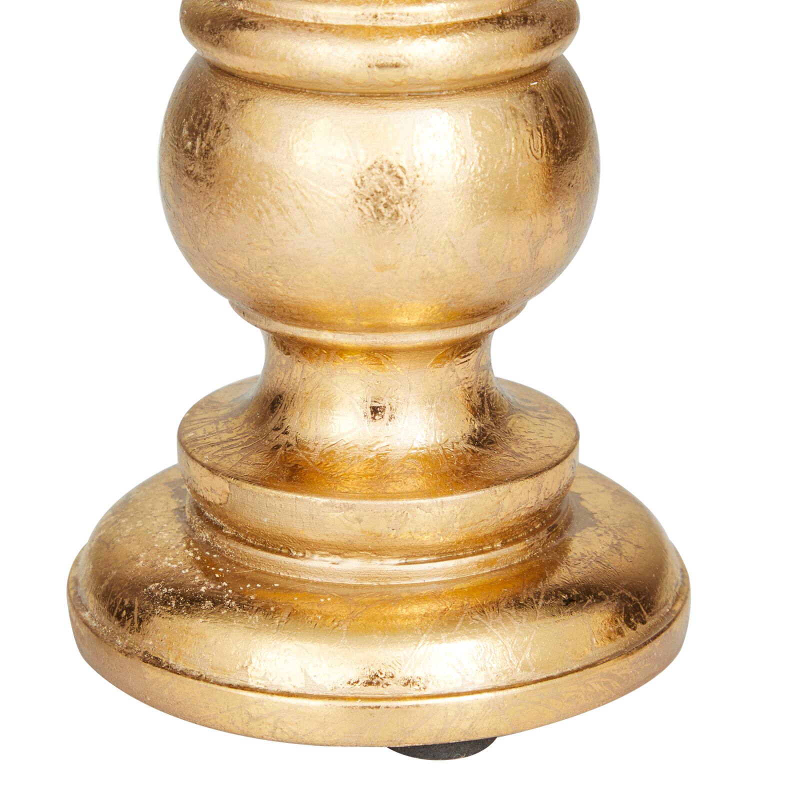 Mango Wood Traditional Candle Holder Set