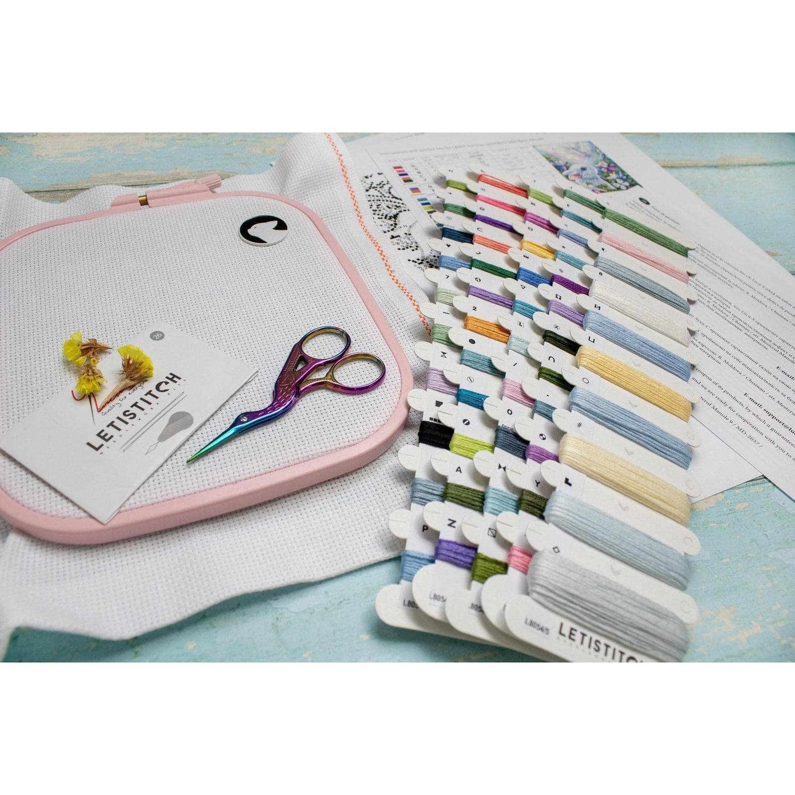 Letistitch Summer Splendor Counted Cross Stitch Kit