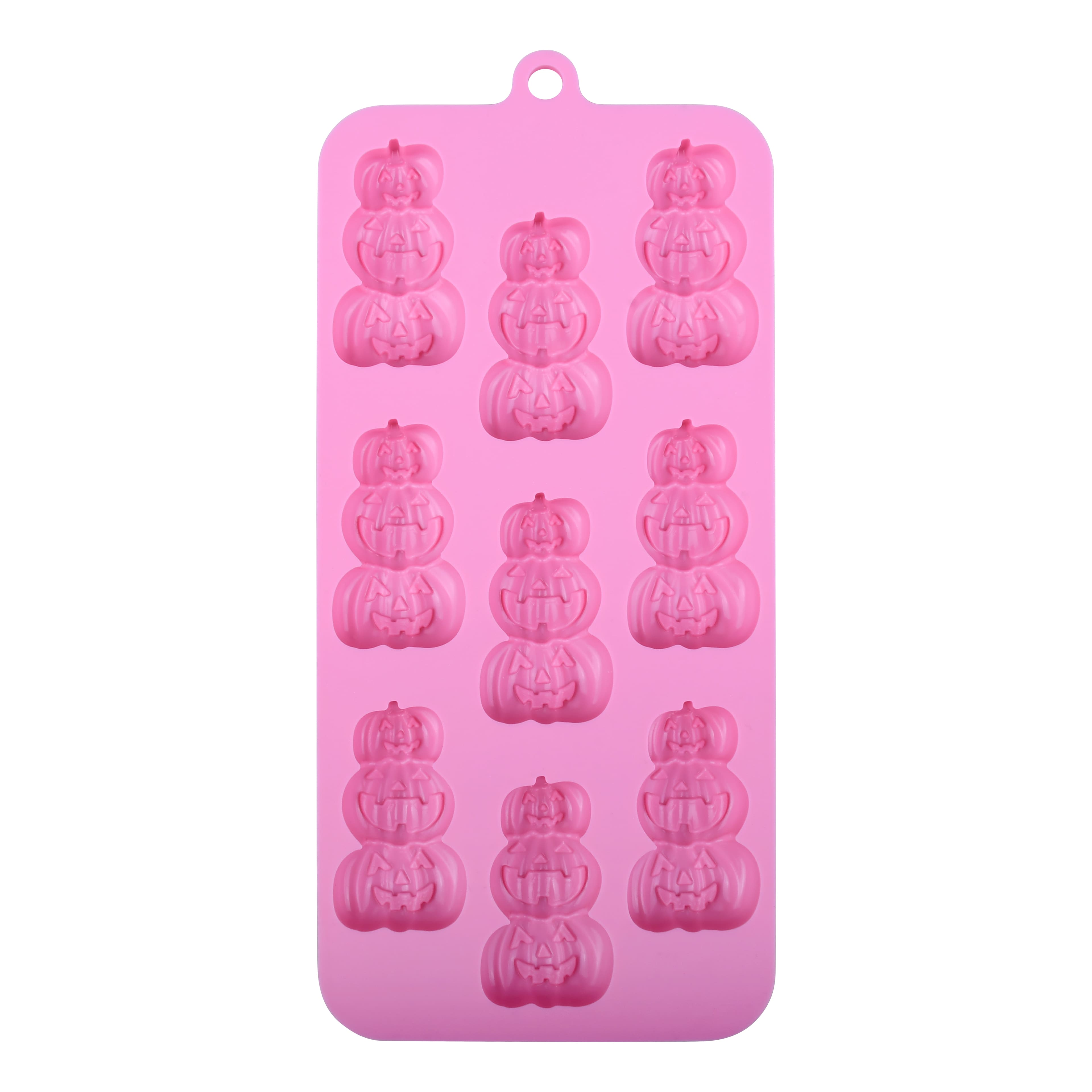 Stacked Jack-o&#x27;-Lanterns Silcone Candy Mold by Makery&#x2122;