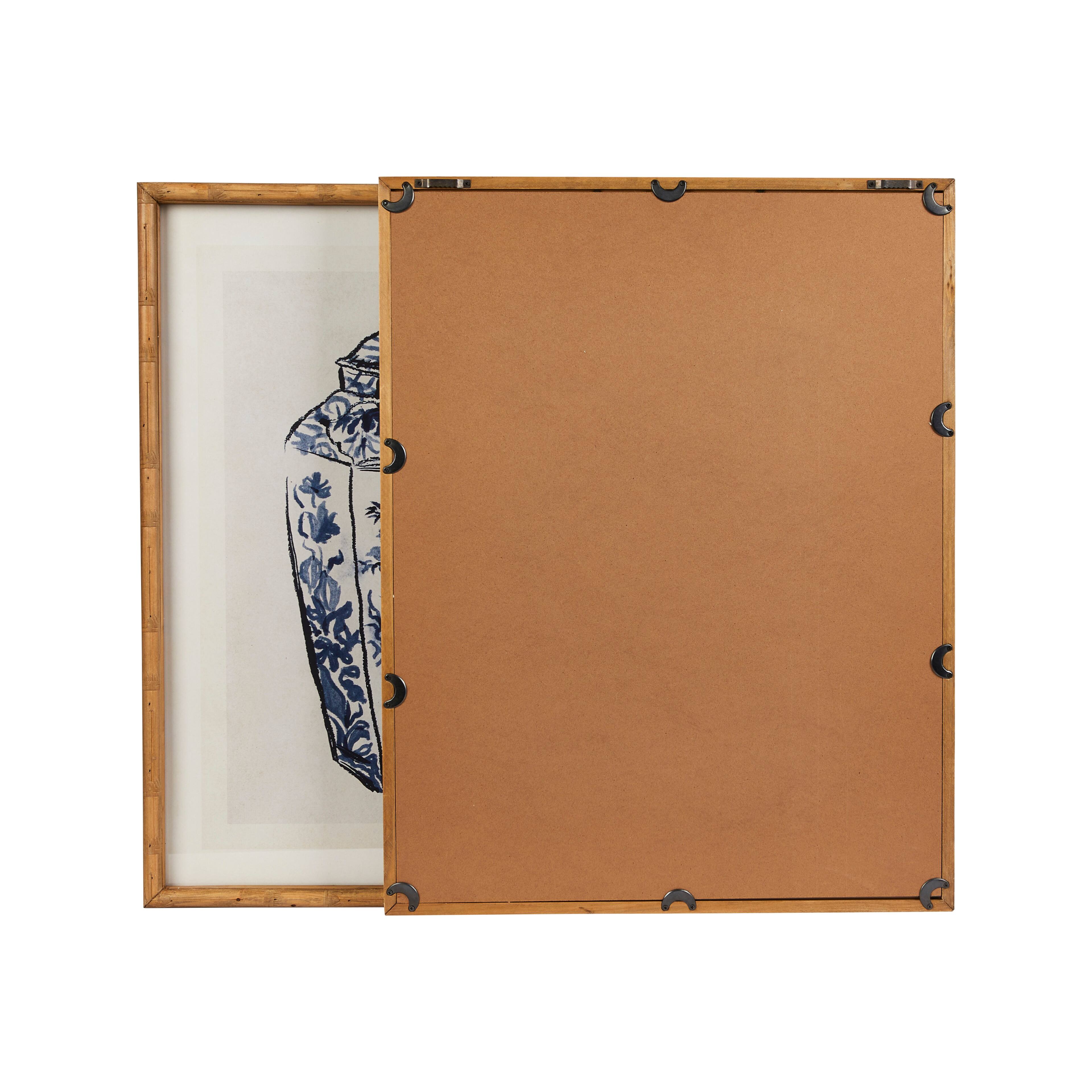 Hello Honey® Ginger Jar Wall Art with Wood Frame & Glass Cover Set