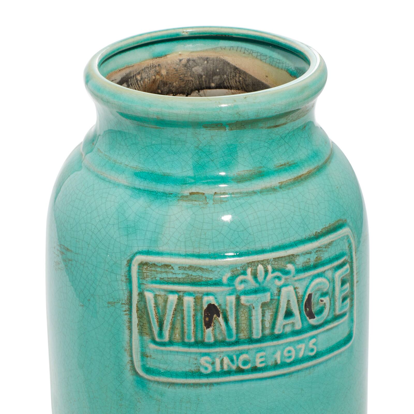 9&#x22; Terracotta Vintage Decorative Jar Set