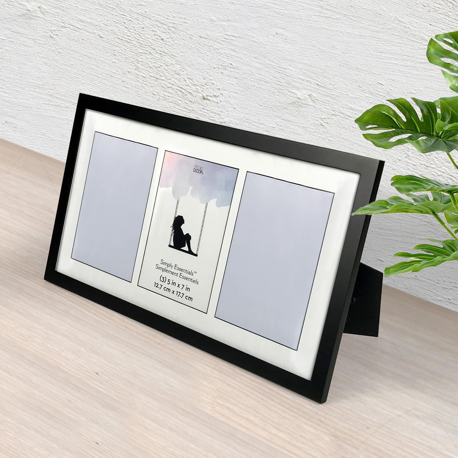 12 Pack: 3 Opening Black Collage Frame with Mat, Simply Essentials&#x2122; by Studio D&#xE9;cor&#xAE;