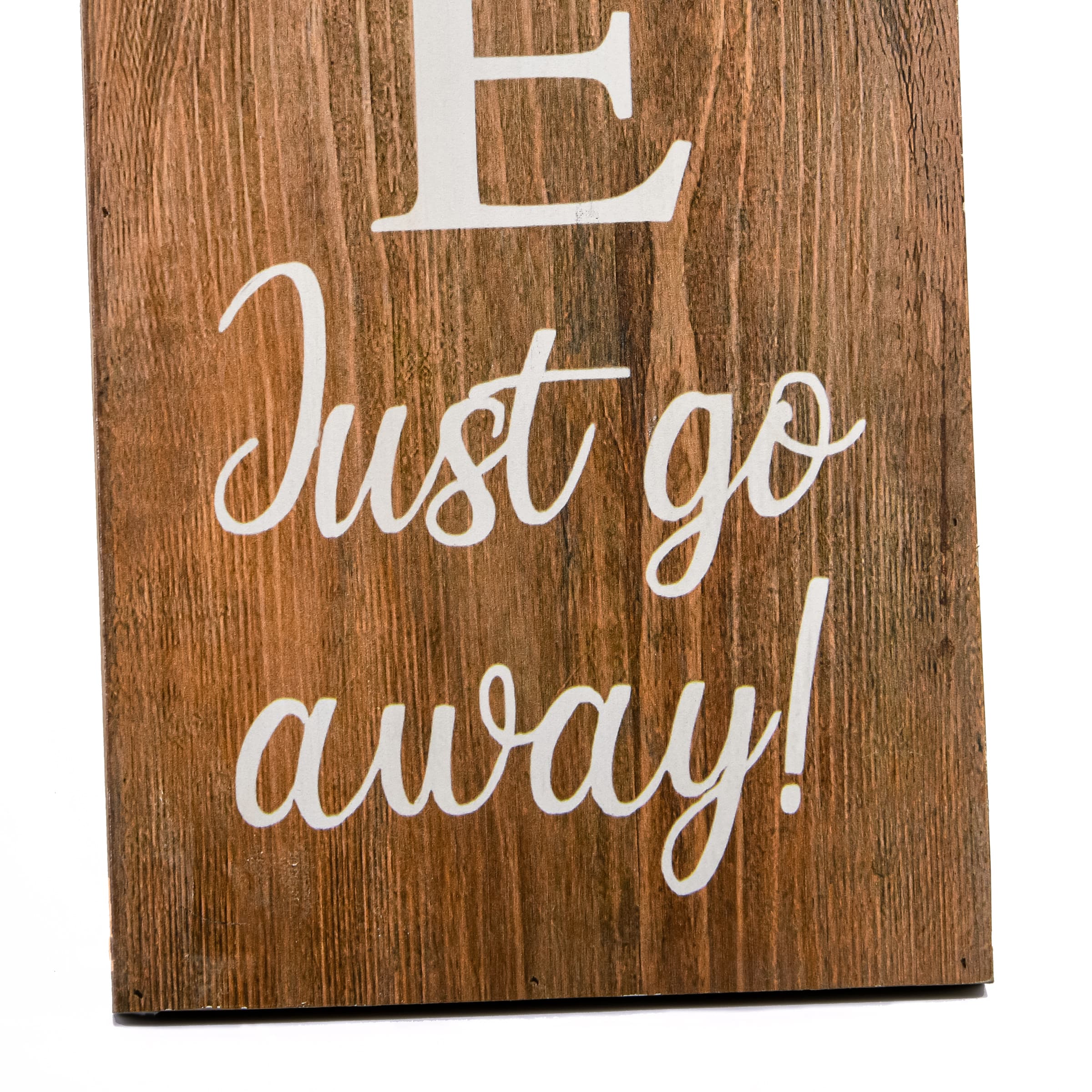 39&#x22; Brown Halloween &#x201C;Unwelcome&#x22; Porch Sign