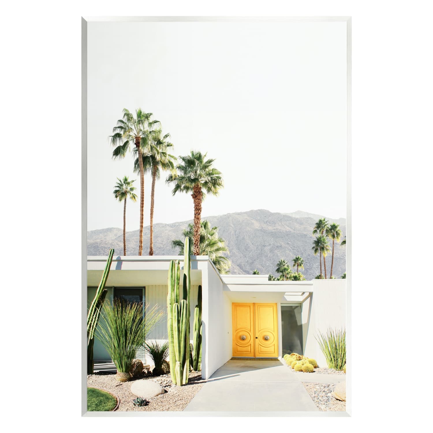 Stupell Industries Palm Springs House Photography Wall Plaque Art