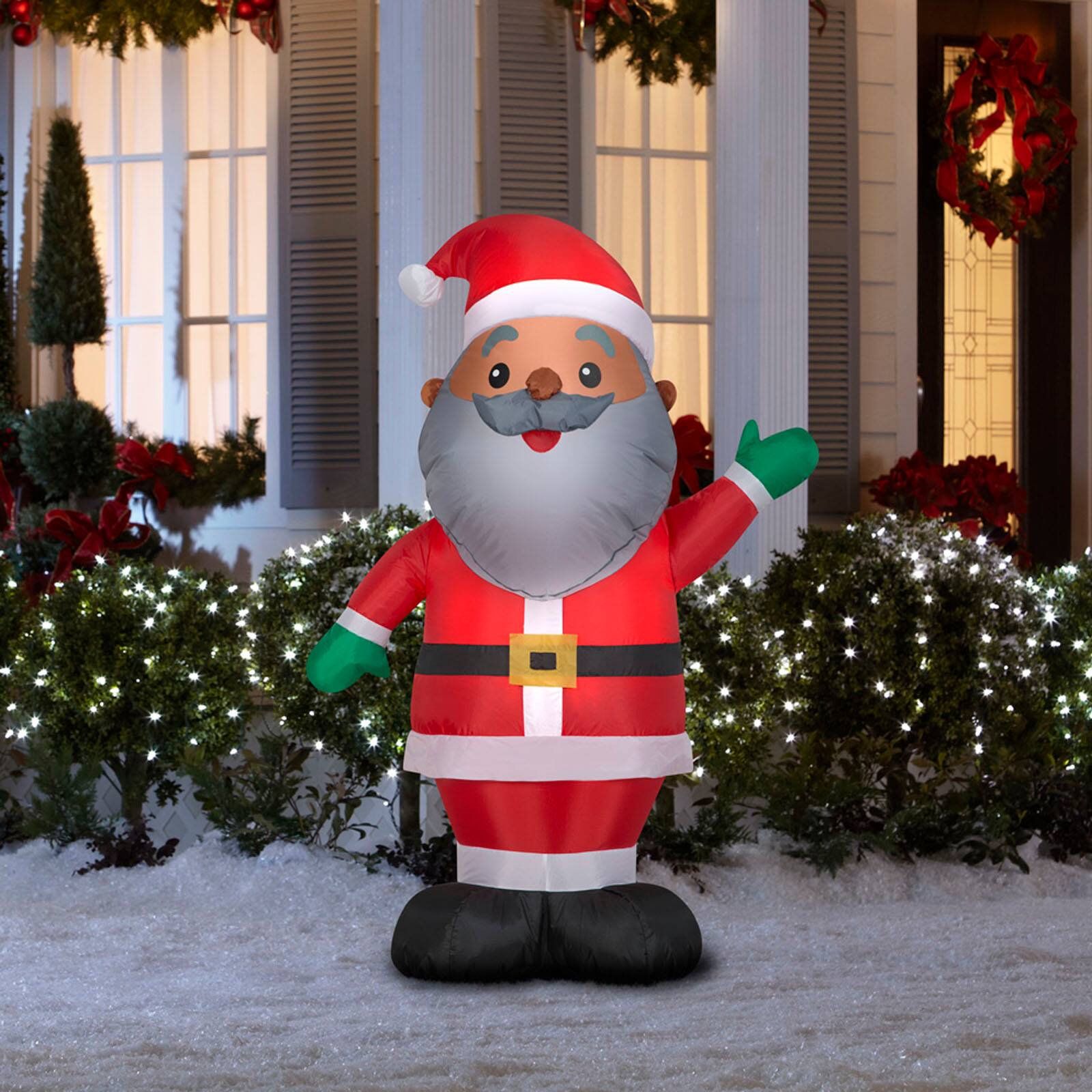 4ft. Airblown&#xAE; Inflatable Christmas Santa