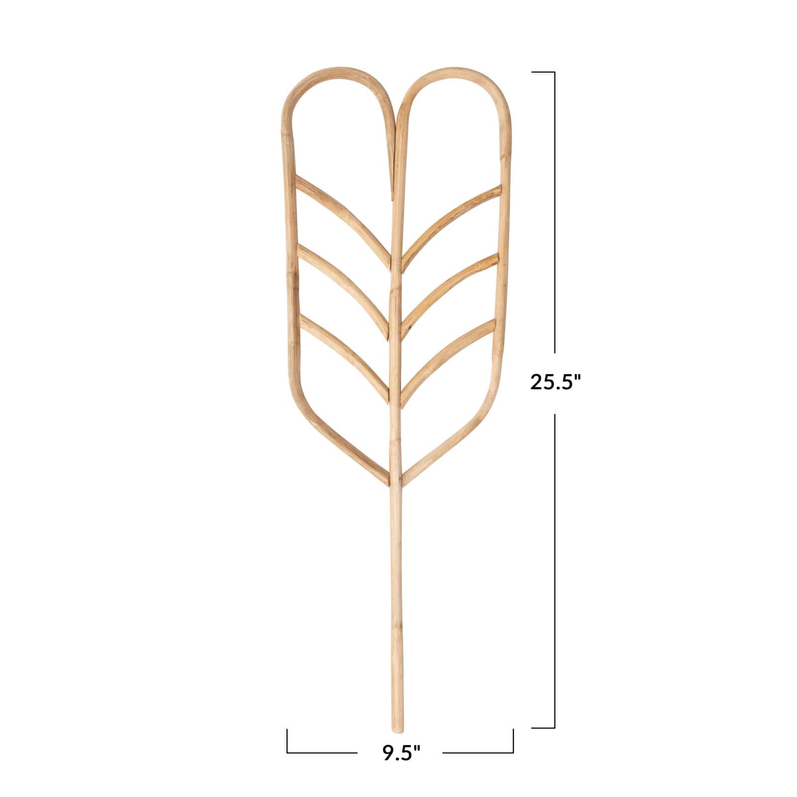 Hello Honey® 27.5" Natural Handmade Rattan Trellis