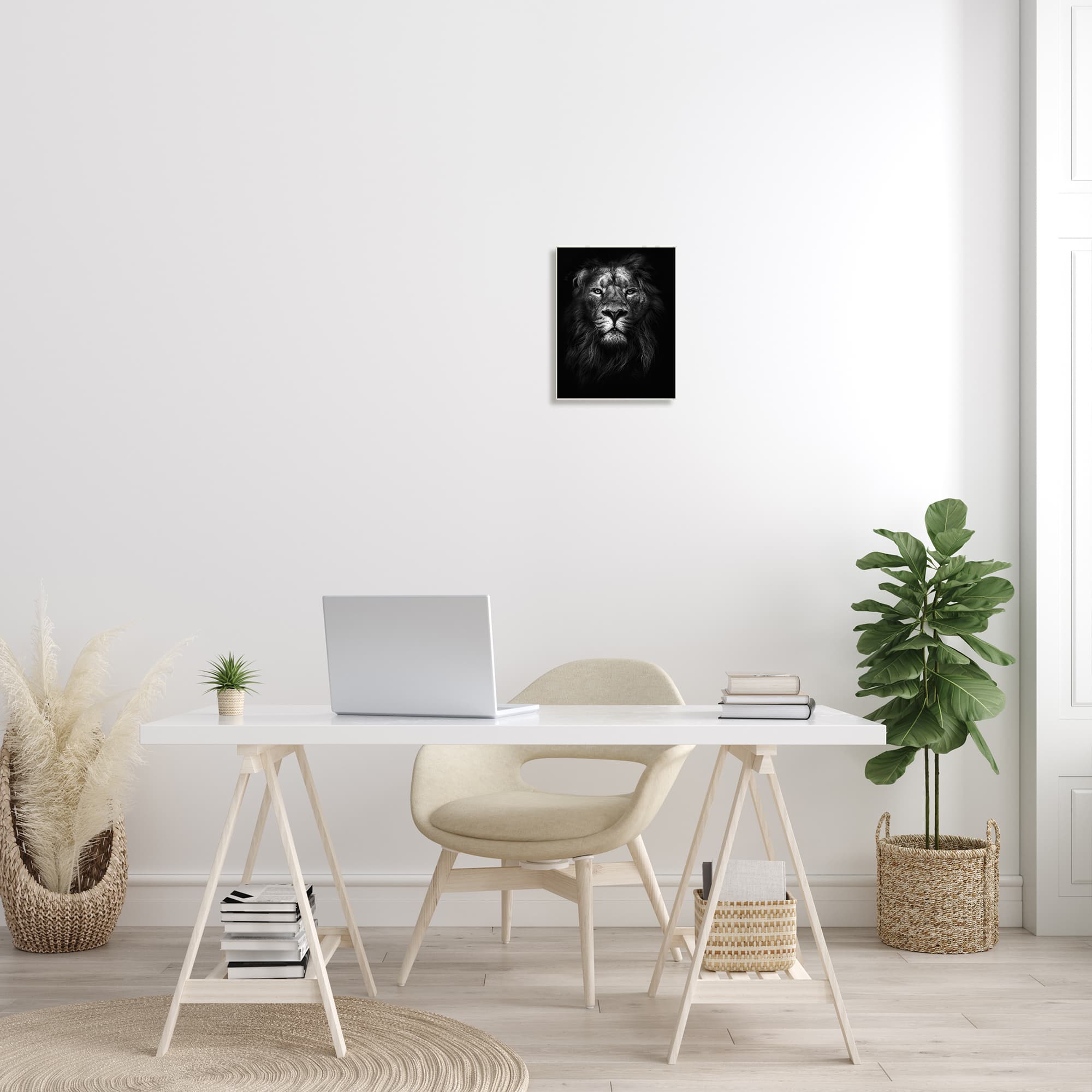 Stupell Industries Lion in Shadows Wall Plaque