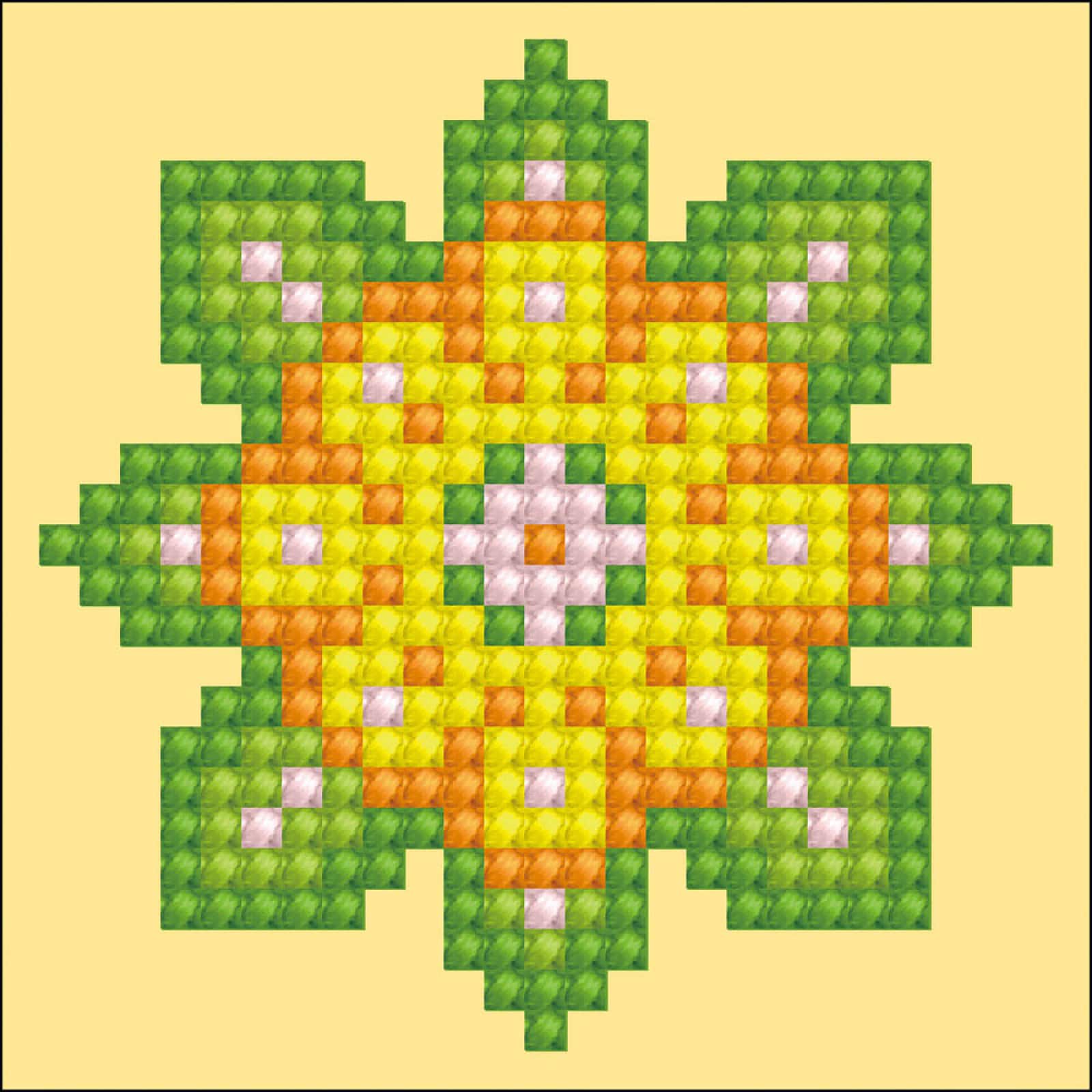 Diamond Dotz® Flower Mandala 1 Diamond Painting Kit