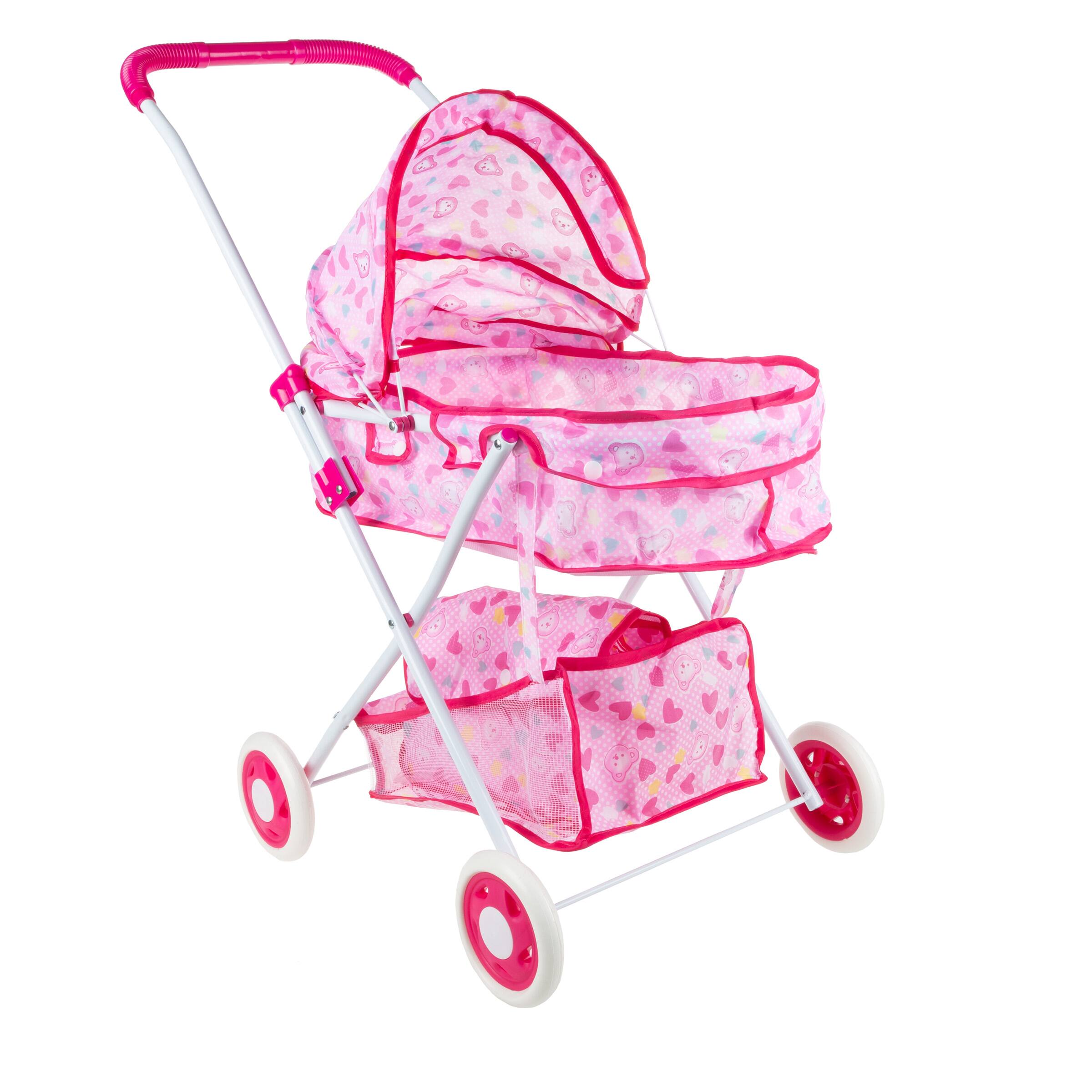 Toy Time Deluxe Toy Pram for 18&#x22; Baby Dolls