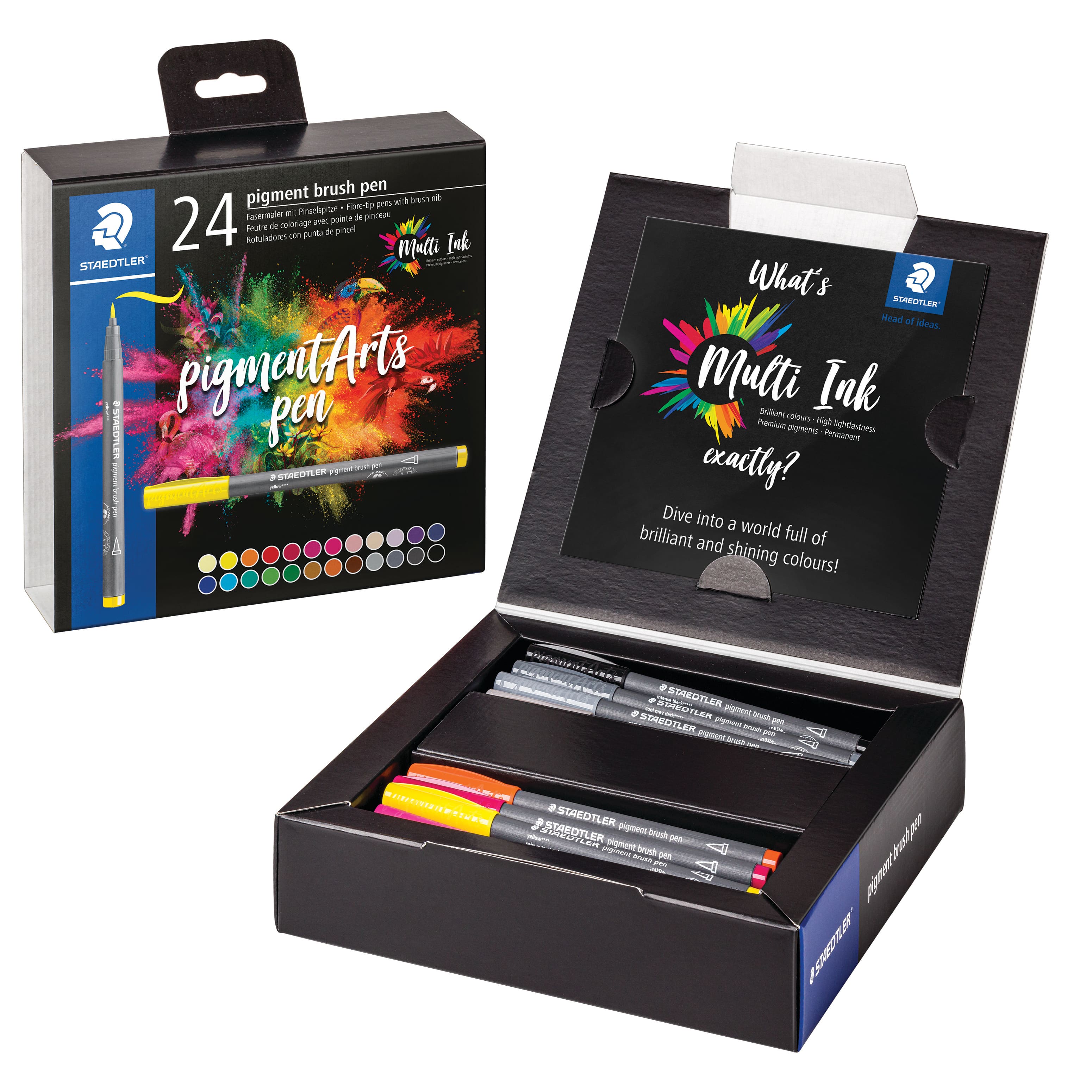 STAEDTLER&#xAE; Pigments Arts 24 Color Brush Pen Set