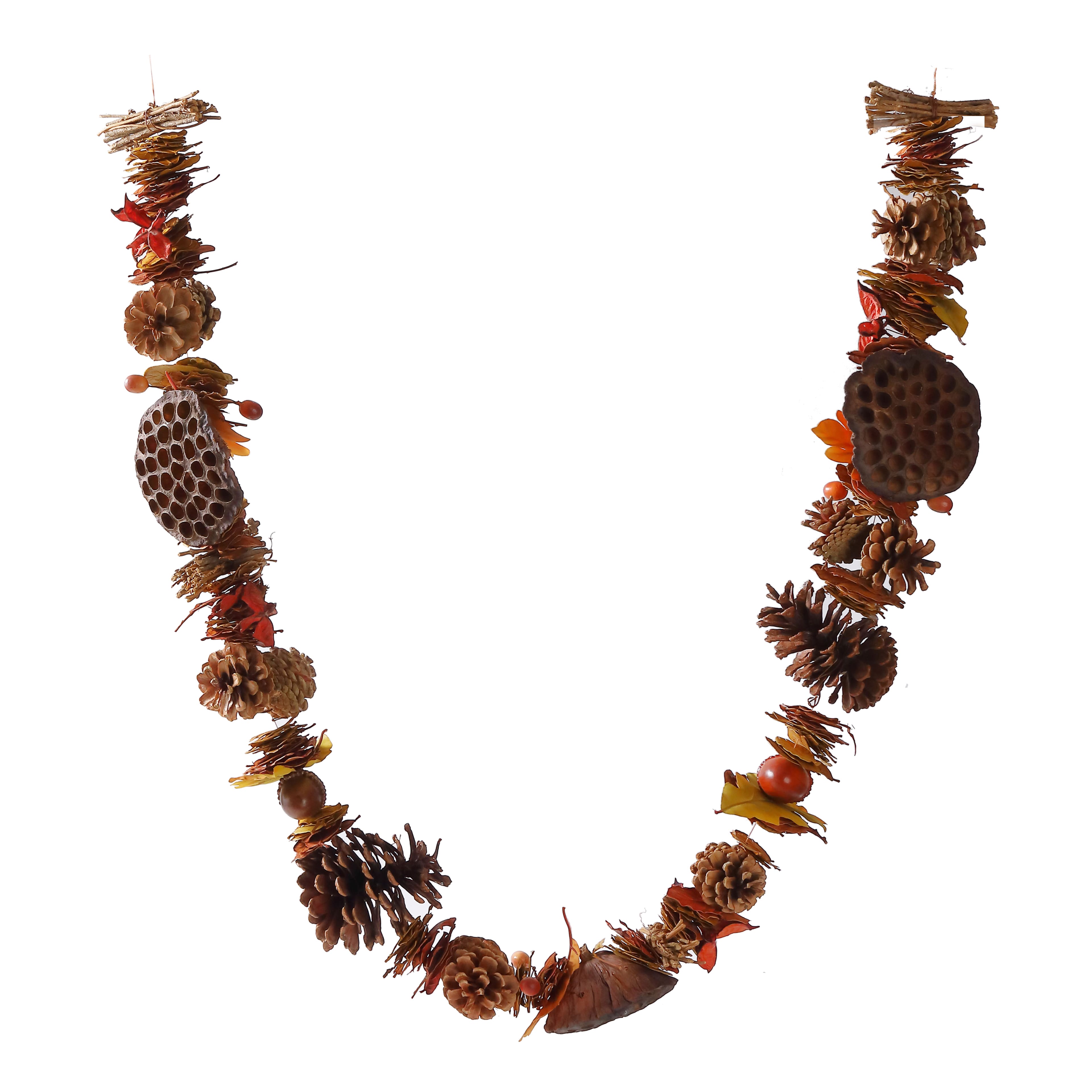 6ft. Pinecone &#x26; Lotus Pod Garland by Ashland&#xAE;