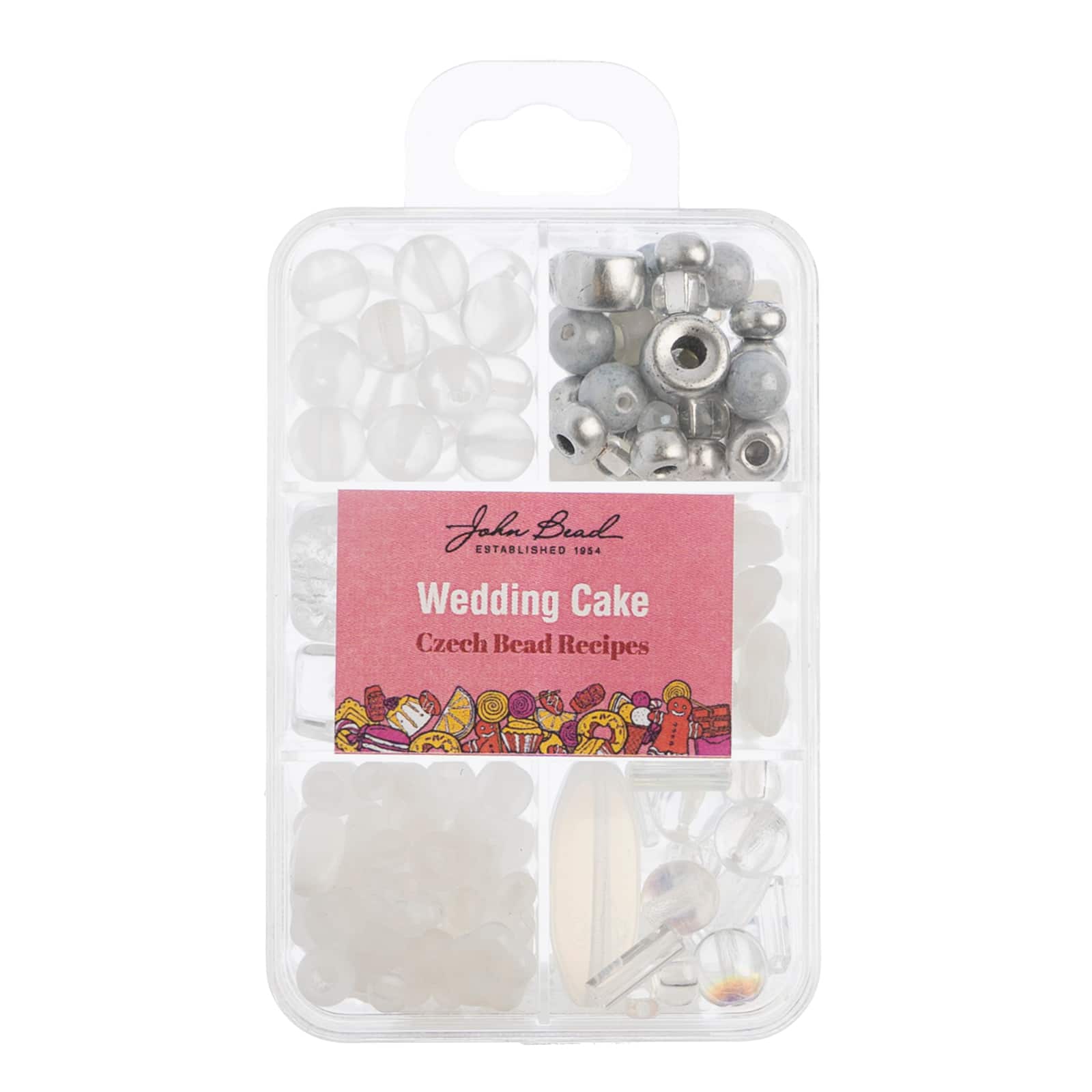 John Bead Czech Glass Recipe Box Beading Kit