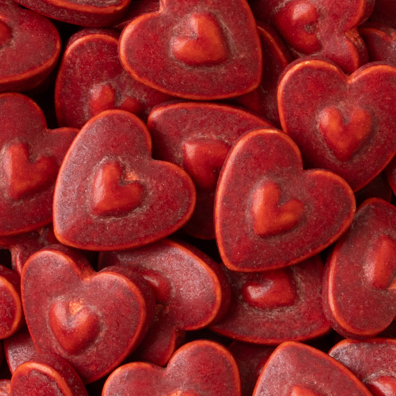 Sweet Tooth Fairy&#xAE; Red Jumbo Heart Candy Shapes