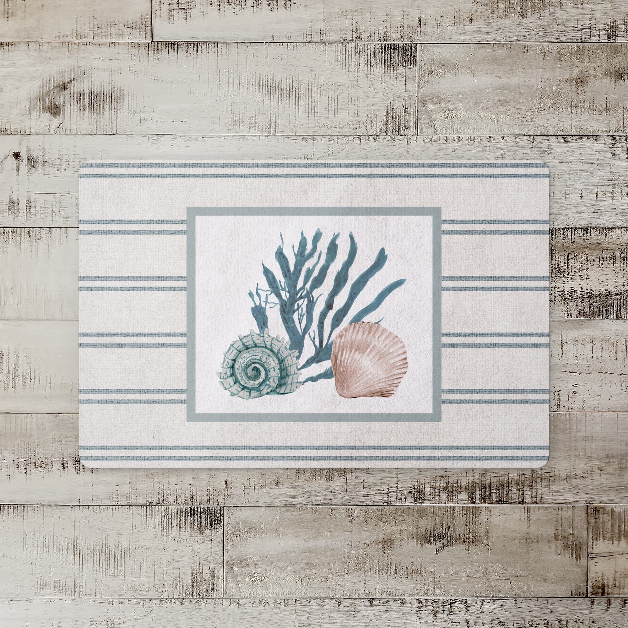 Snail and Olive Shell 18&#x22; x 27&#x22; Floor Mat