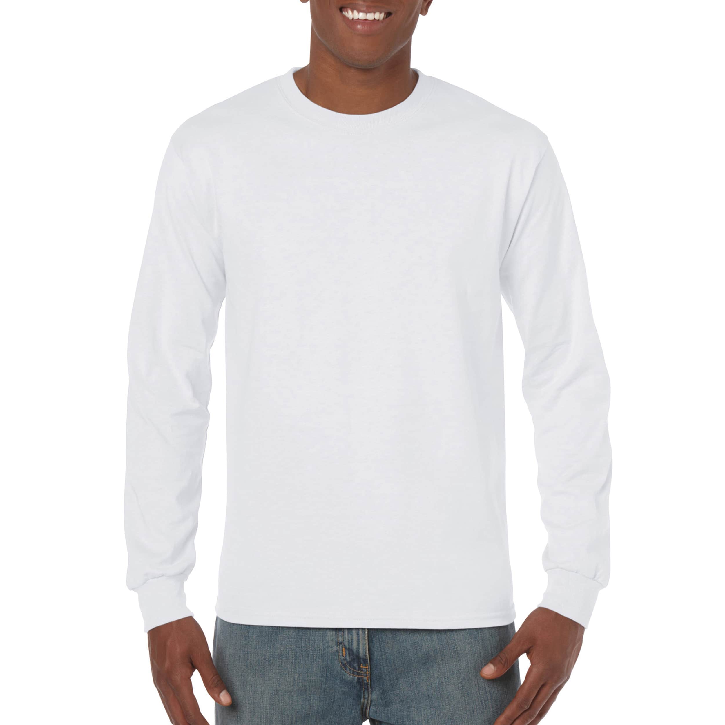 Gildan® Long Sleeve Crew Neck Adult T-Shirt