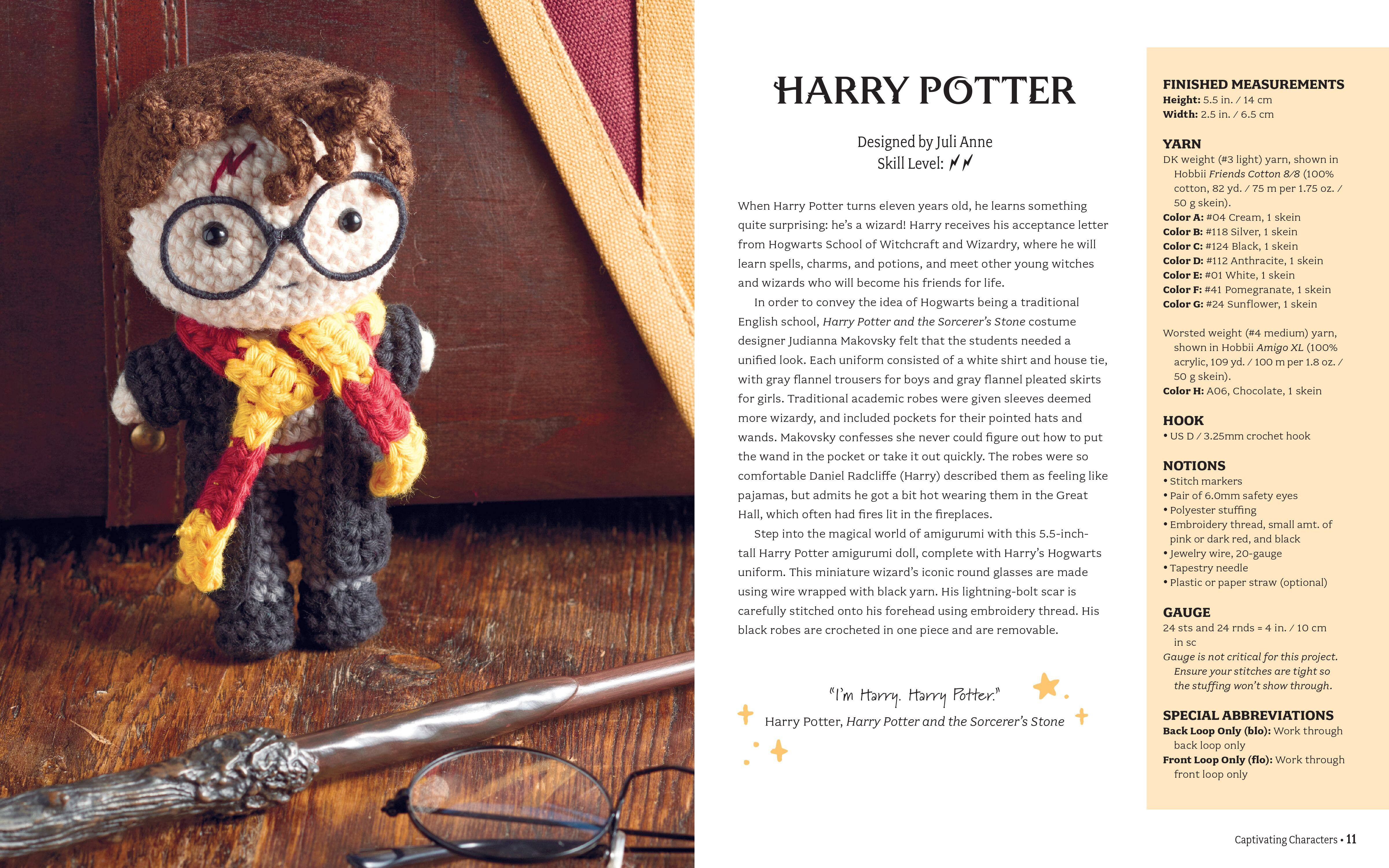 Harry Potter™ The Official Book of Crochet Amigurumi