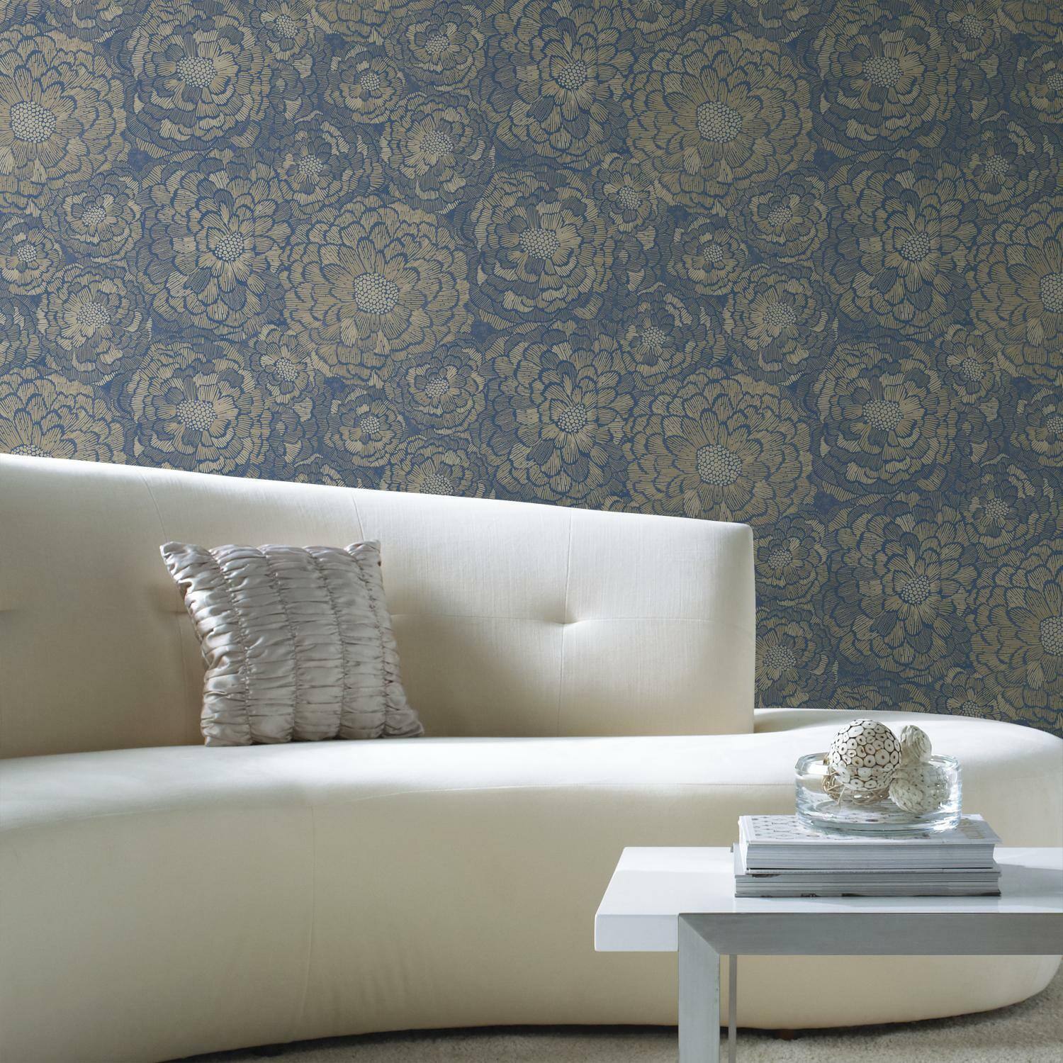 RoomMates Zen Dahlia Peel &#x26; Stick Wallpaper