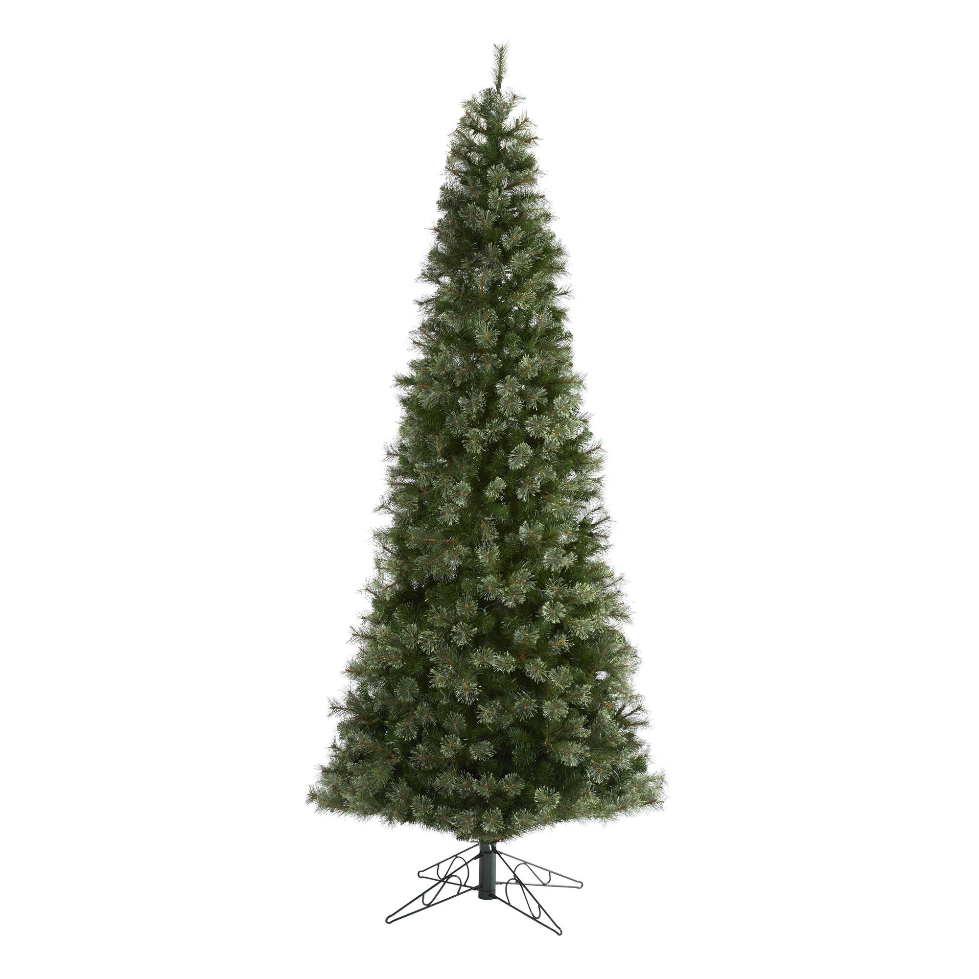 10ft. Pre-Lit Cashmere Artificial Christmas Tree, Warm White LED Lights