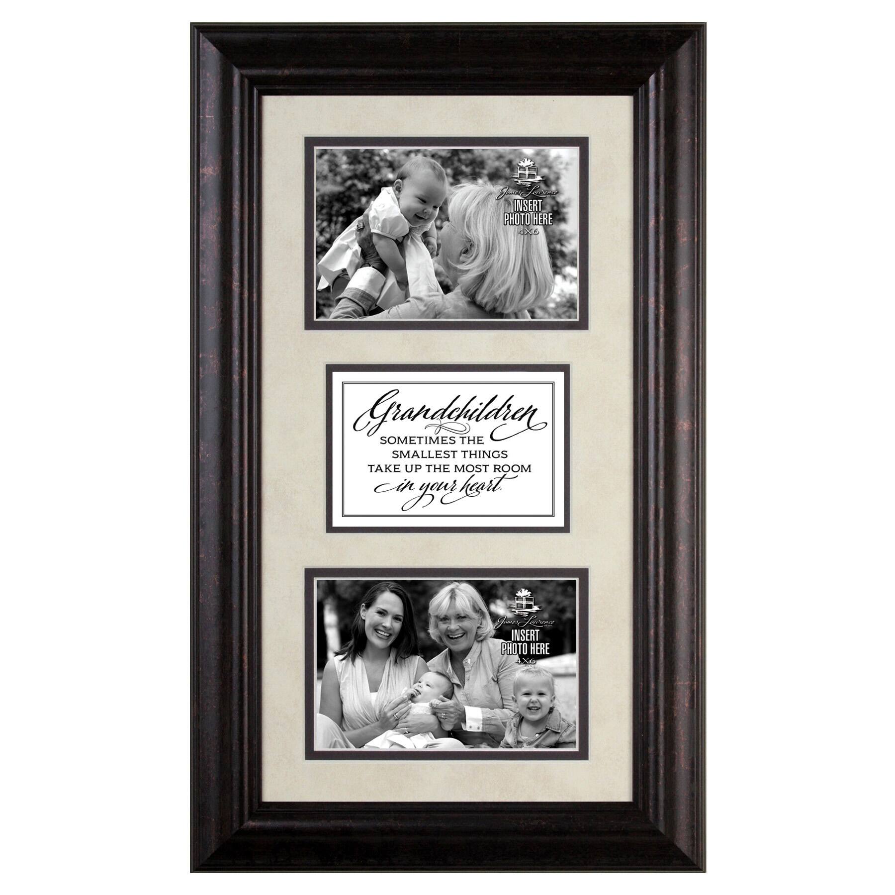 2 Opening James Lawrence Grandchildren Life's 4" x 6" Collage Frame
