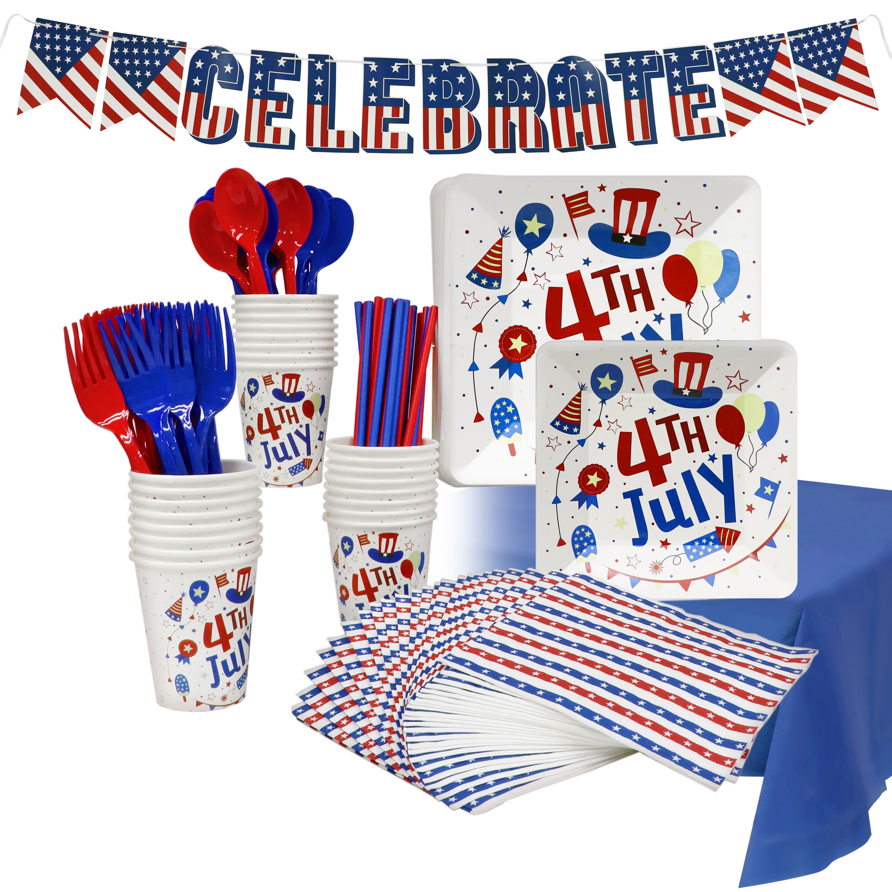 NICROLANDEE Patriotic Decorations - 8 Rolls Red White Blue Crepe Paper  Streamers Tassels Streamer Paper for 4th of July Decorations Independence  Day Memorial Day American Theme Party Decorations - Yahoo Shopping