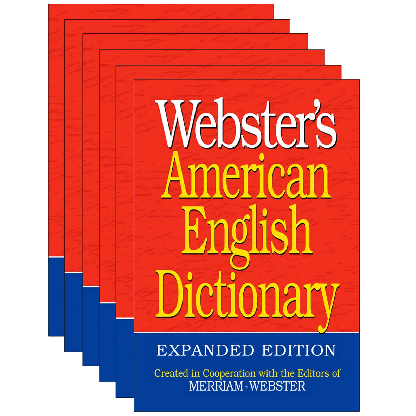 Webster&#x27;s American English Dictionary, Expanded Edition, 6ct.