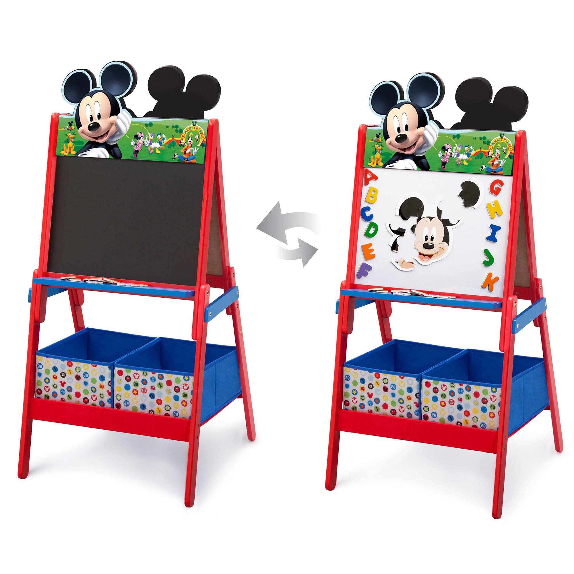 Disney&#xAE; Mickey Mouse Wooden Double Sided Easel with Storage