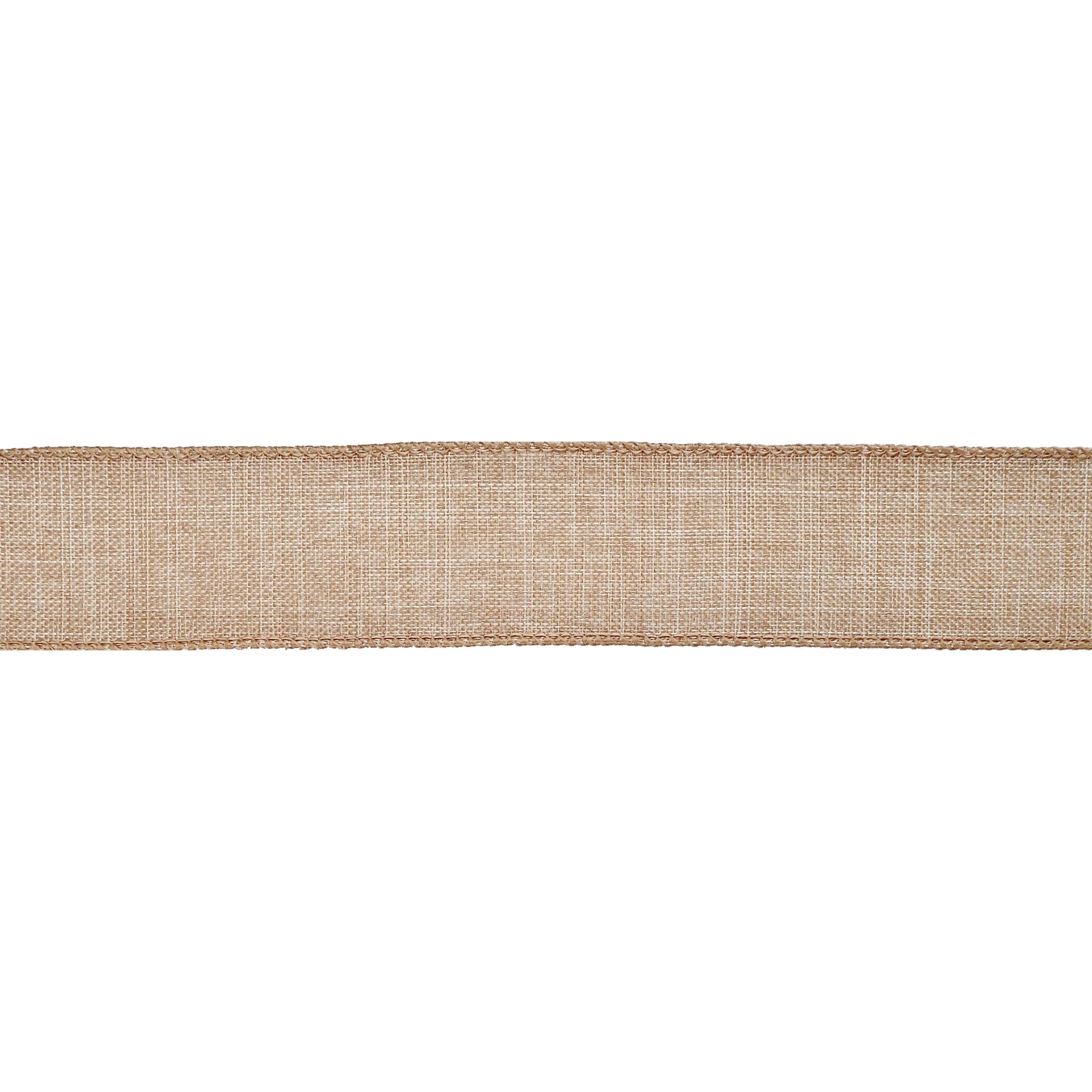 1.5&#x22; x 3yd. Linen Wired Ribbon by Celebrate It&#x2122;
