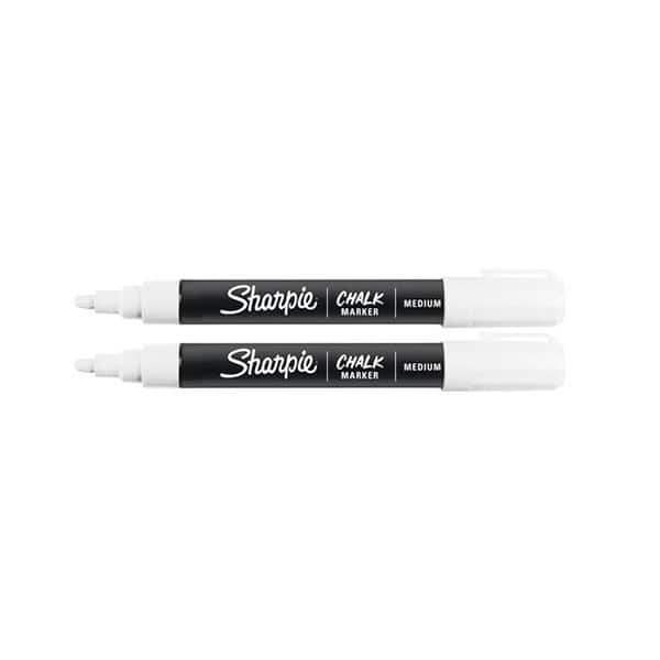 8 Packs: 2 ct. (16 total) Sharpie® White Medium Point Wet Erase Chalk Markers