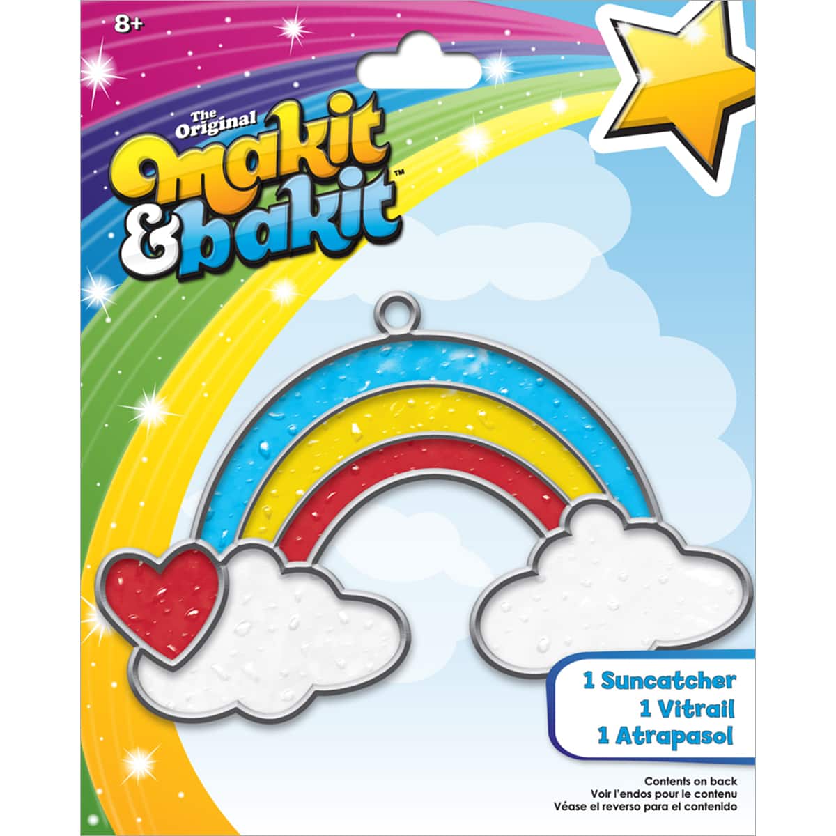 Makit & Bakit™ Rainbow with Clouds Suncatcher Kit