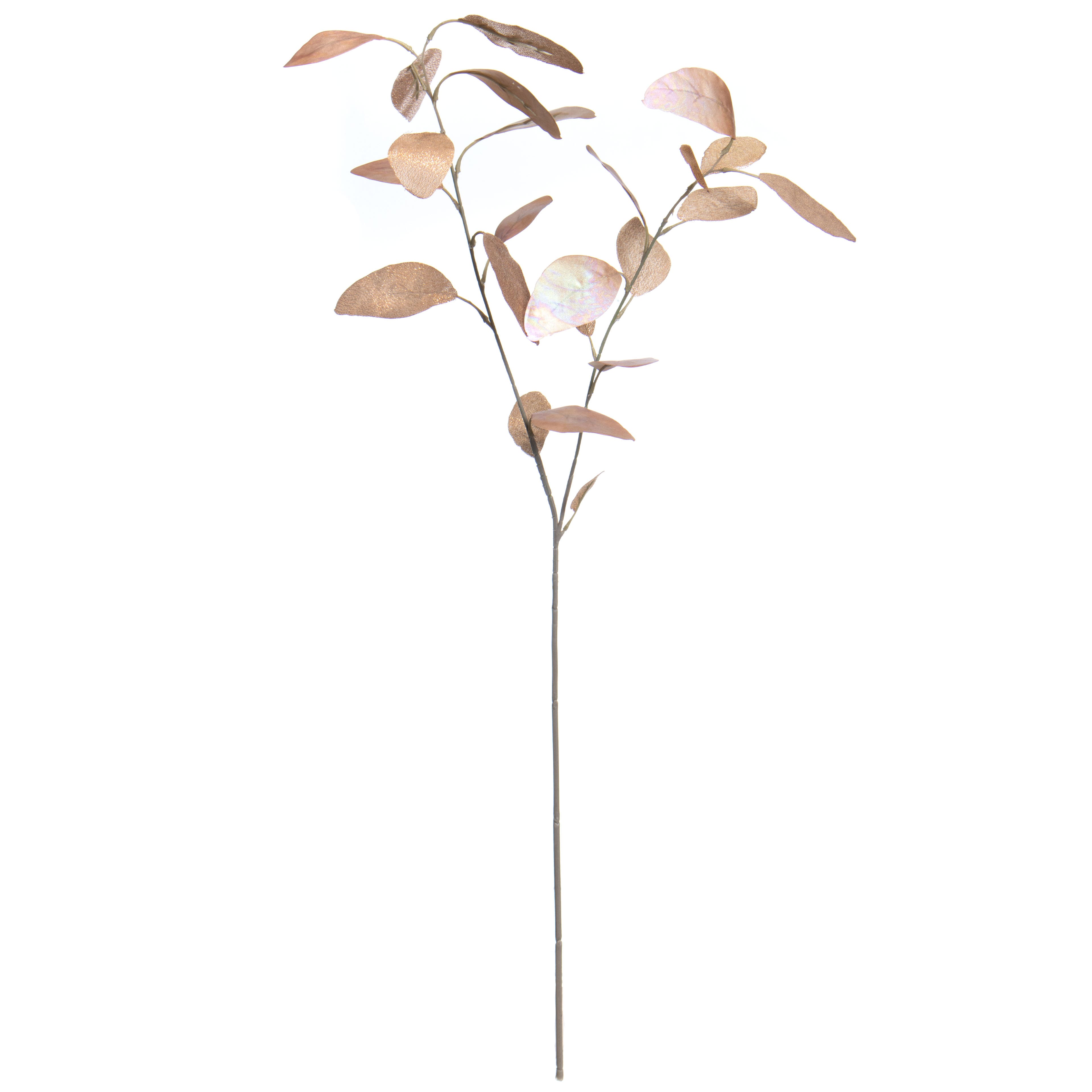 31&#x22; Iridescent Rose Gold Leaves Stem by Ashland&#xAE; Fall