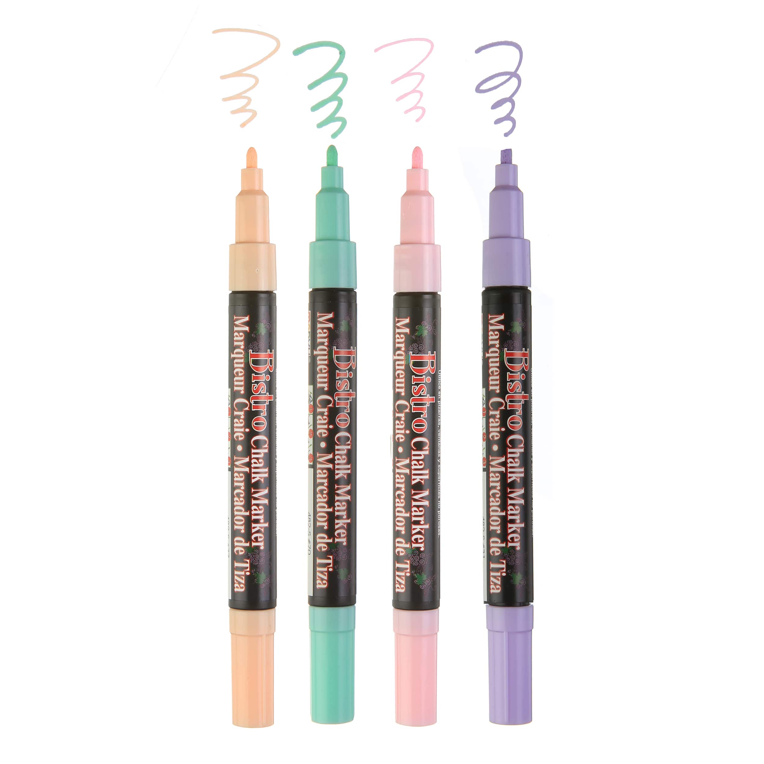 6 Packs: 4 ct. (24 total) Marvy® Uchida Bistro Fine Point Pastel Chalk Markers