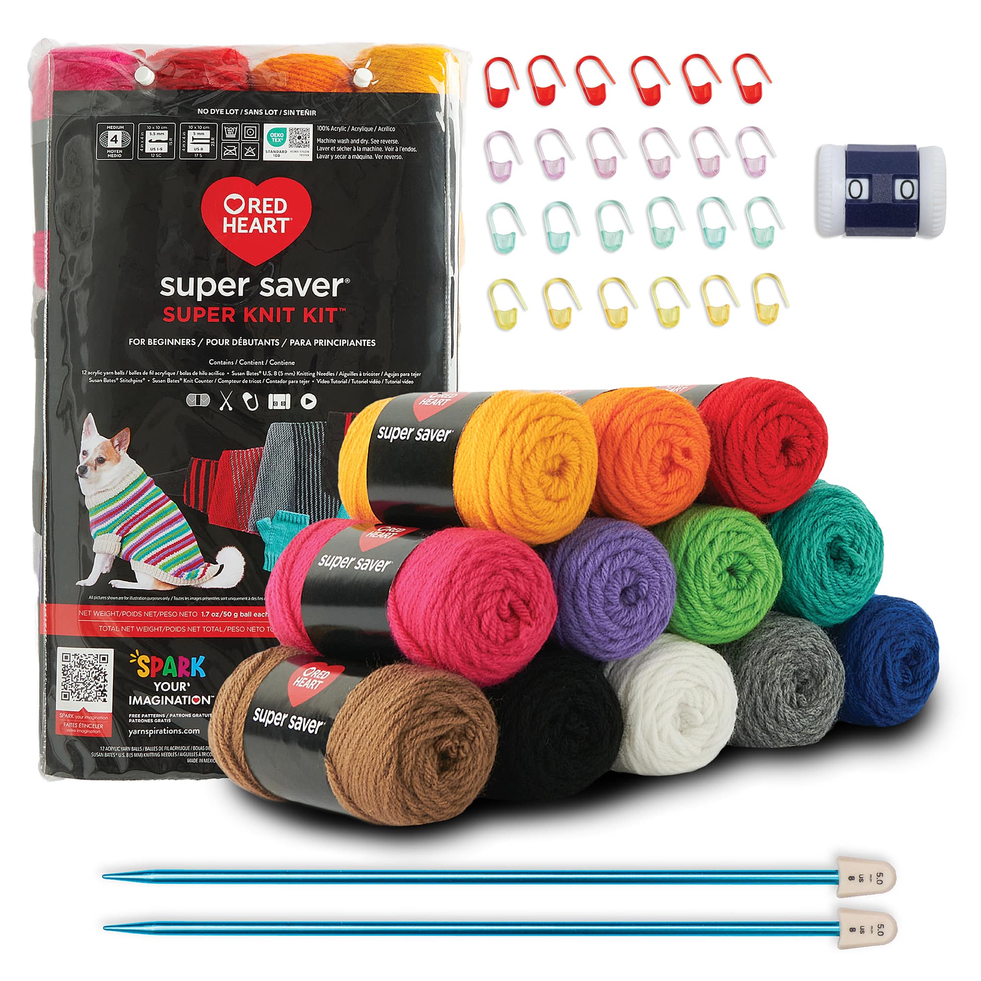 Knitting Machine & Yarn Kit 