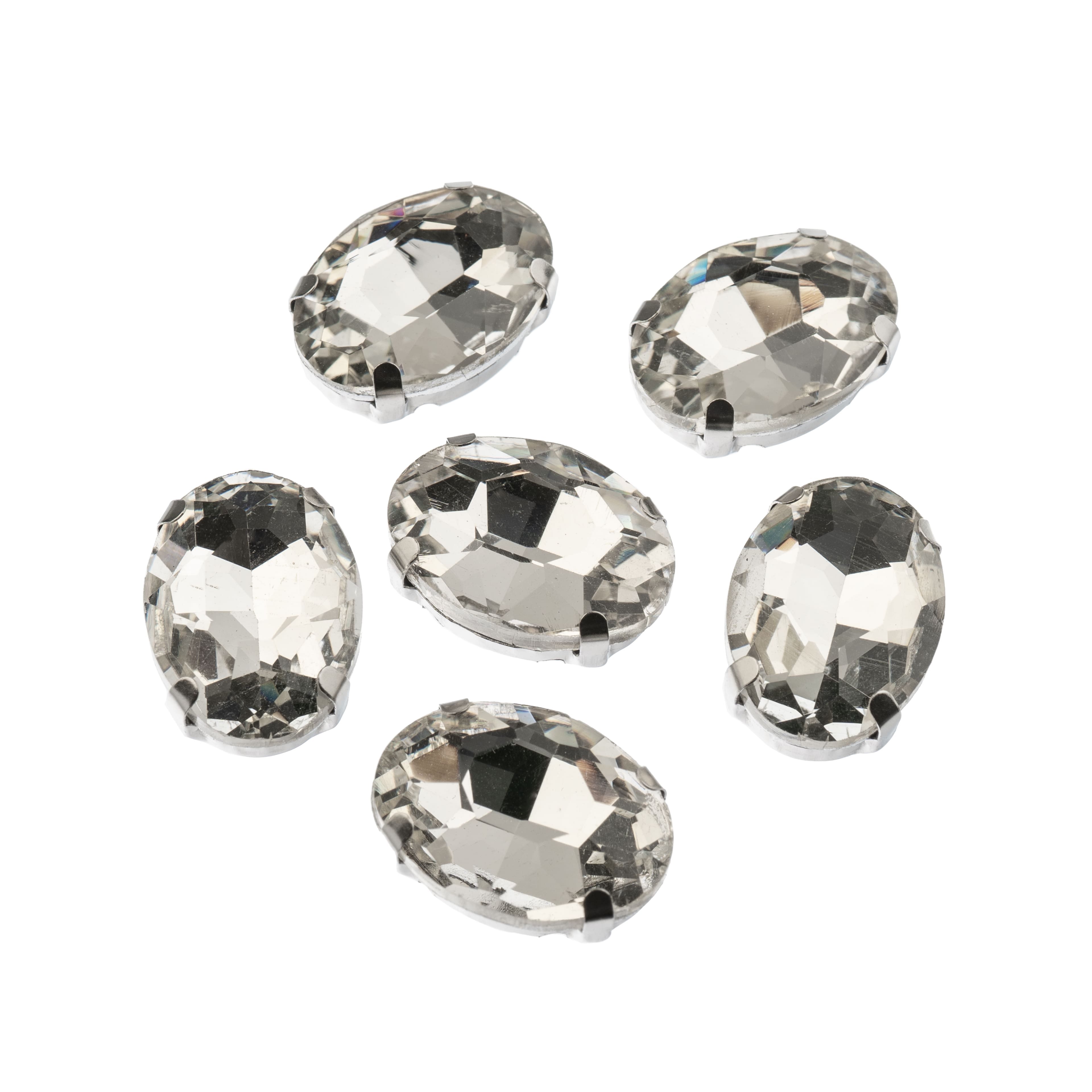 John Bead Crystal Lane 18mm Sew-On Rhinestones, 6ct.
