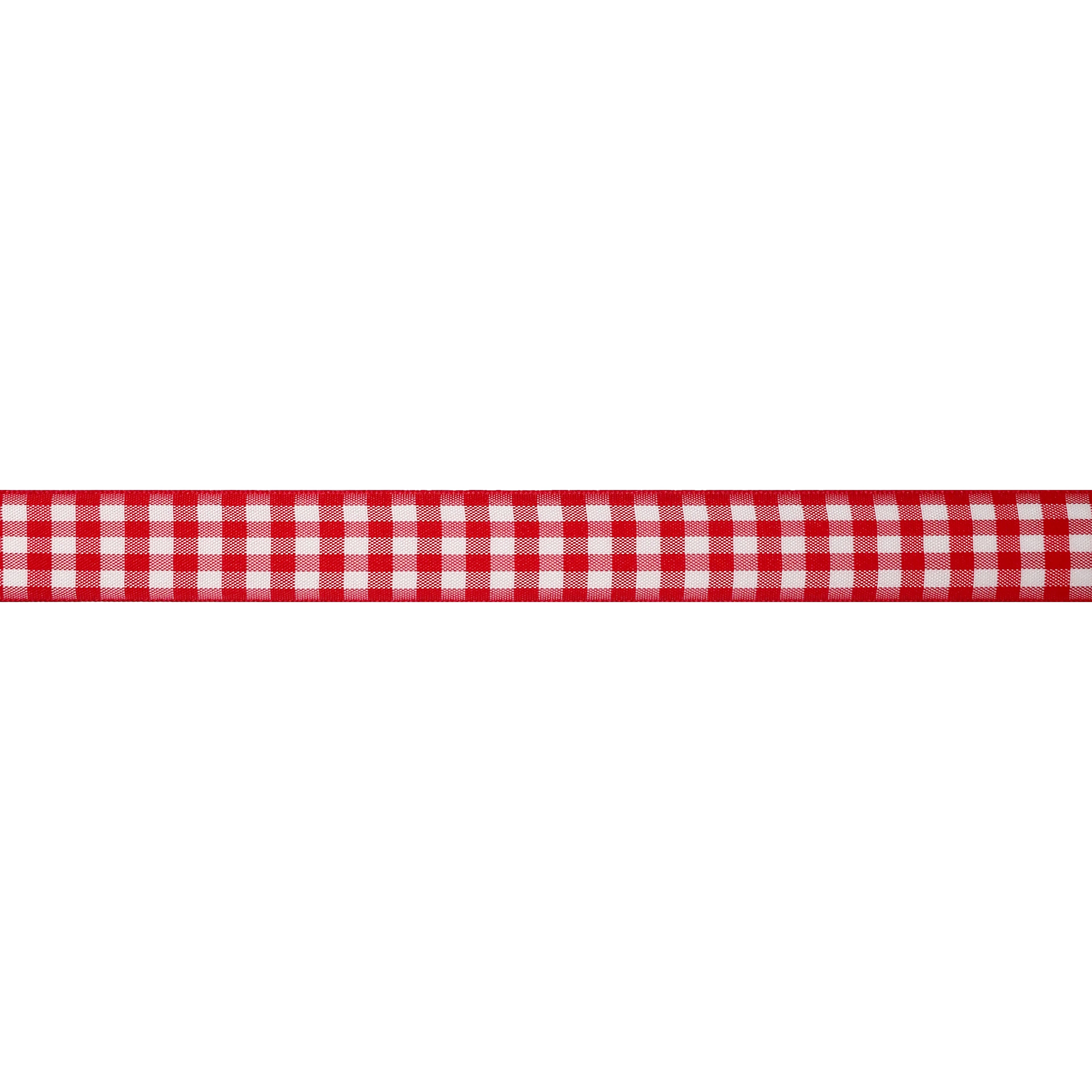 12 Pack: 7/8'' x 5yd. Gingham Ribbon by Celebrate It®