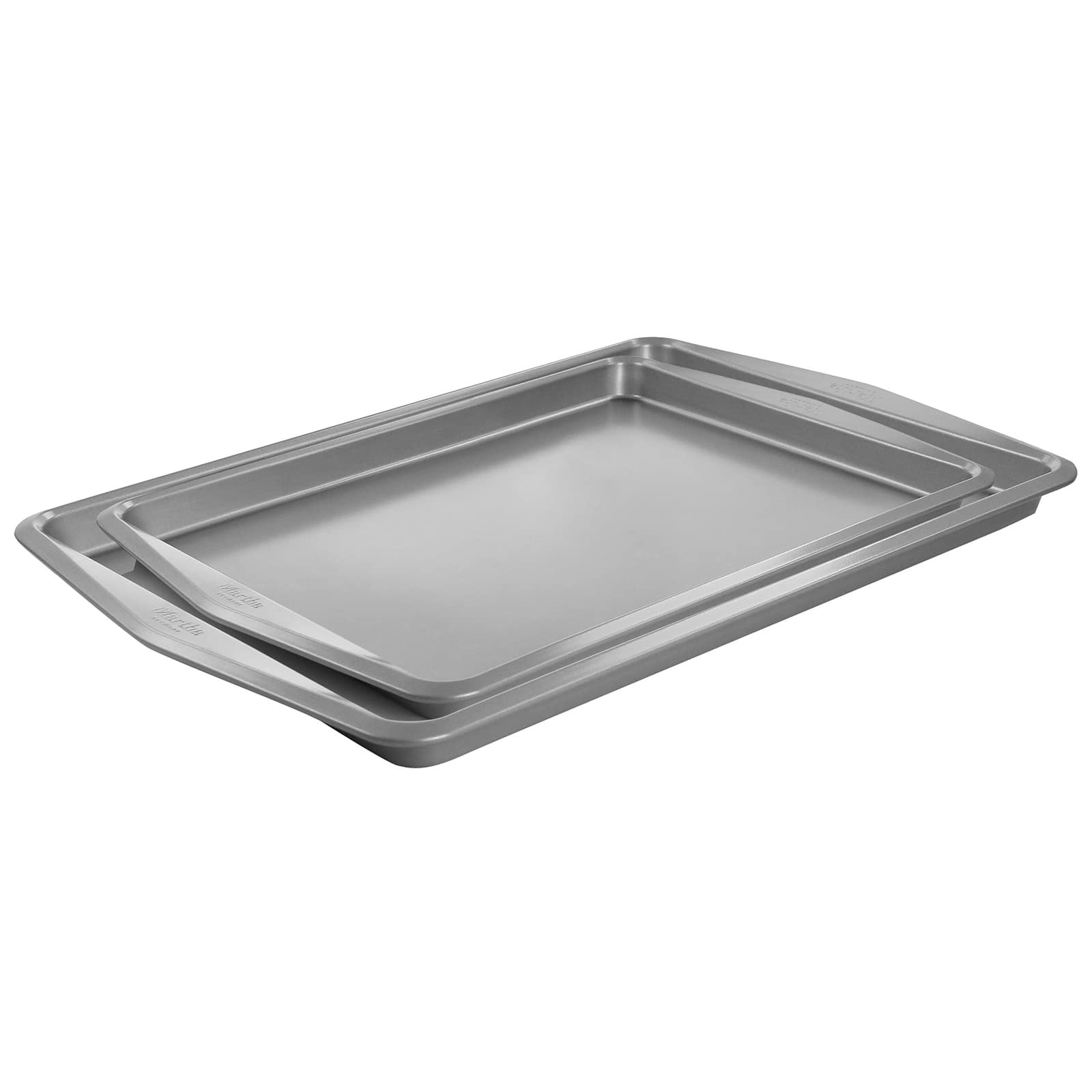 Martha Stewart 2 Piece Carbon Steel Cookie Sheet Set | Cookie Sheets ...