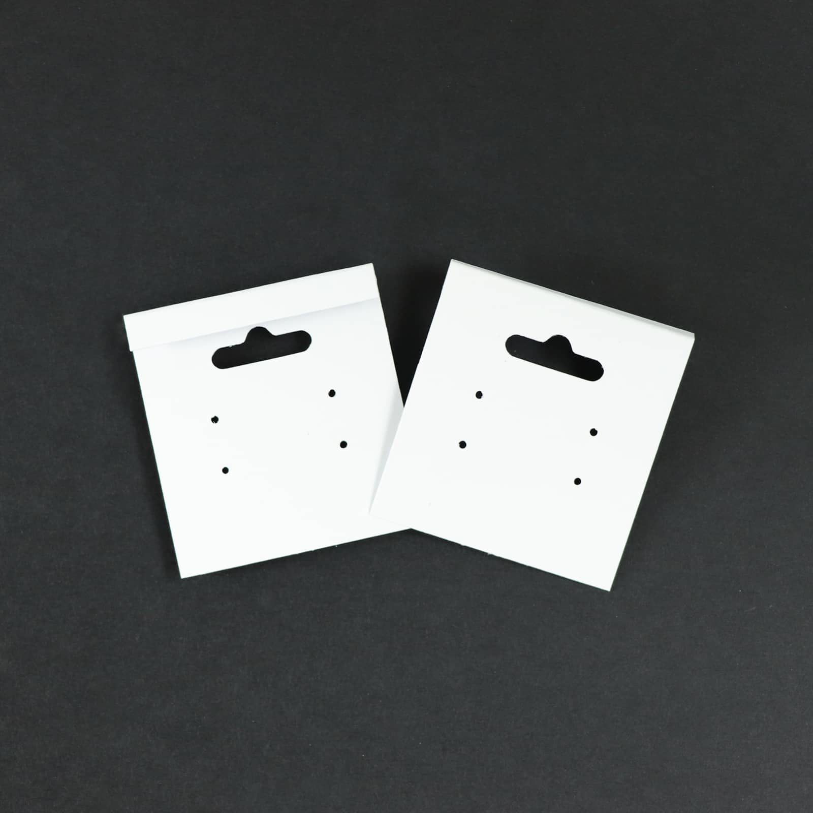 12 Packs: 75 ct. (900 total) White Paper Earring Cards by Bead Landing™