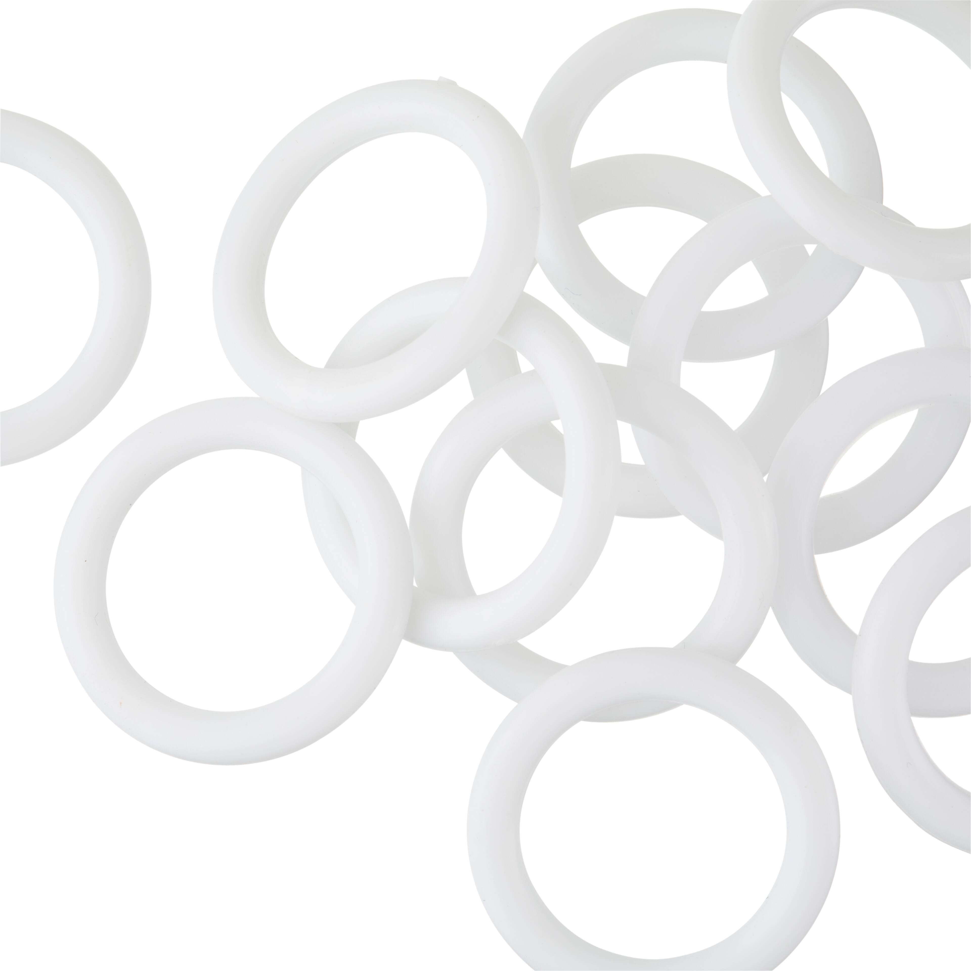 12 Packs: 14 ct. (168 total) Plastic Rings by Loops &#x26; Threads&#x2122; 