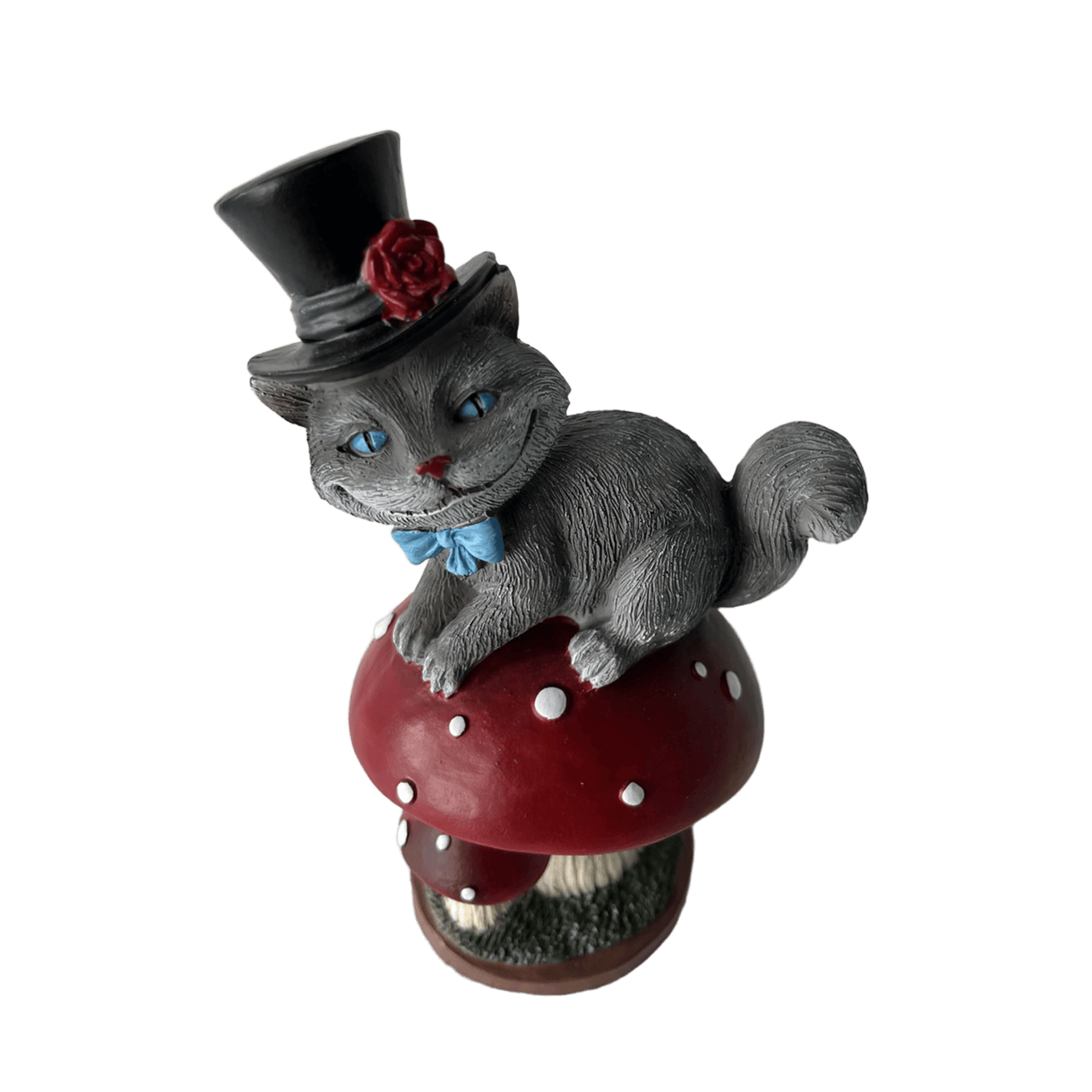 8.5&#x22; Cat on Mushroom Tabletop D&#xE9;cor by Ashland&#xAE;