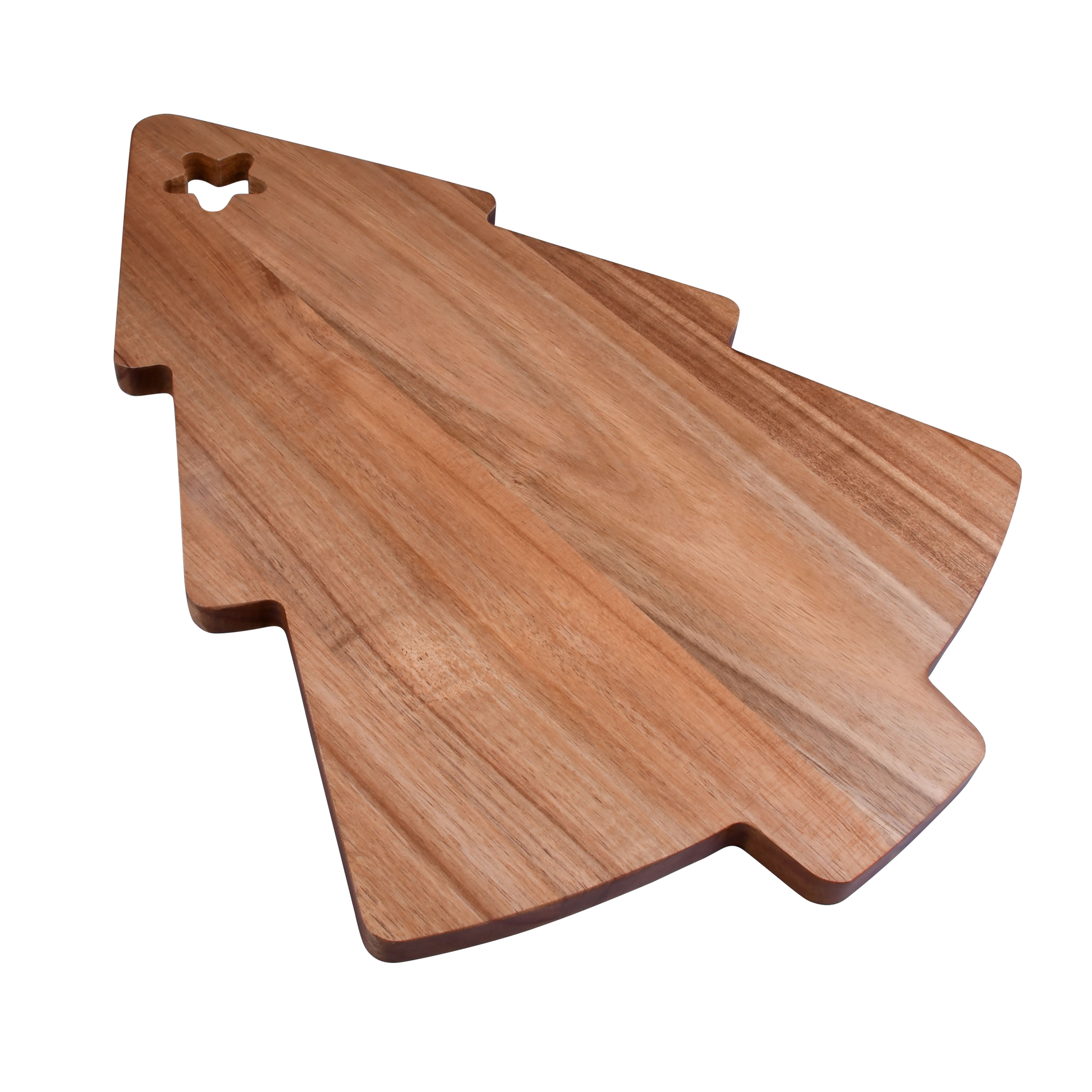 Christmas Tree Wood Serving Board by Makery&#x2122;