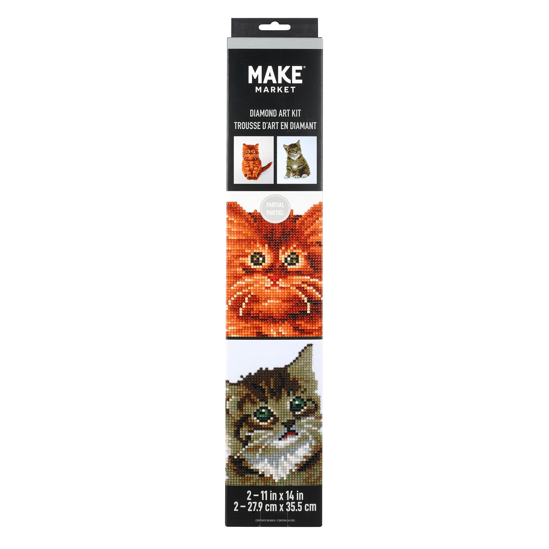 6 Pack: Duo Cat Diamond Art Kit by Make Market®