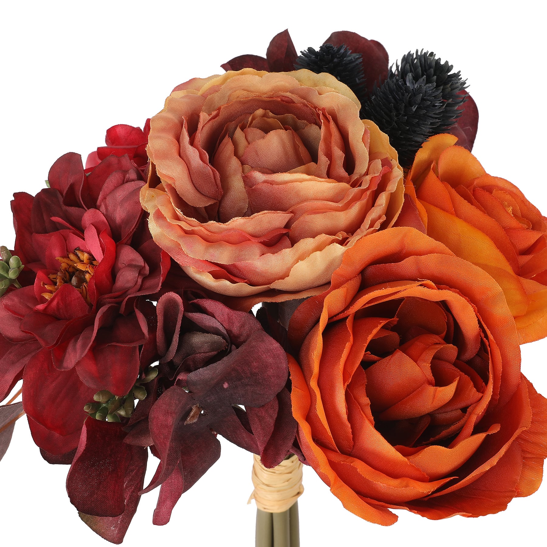 10&#x22; Red &#x26; Burgundy Mixed Flower Bouquet by Ashland&#xAE;