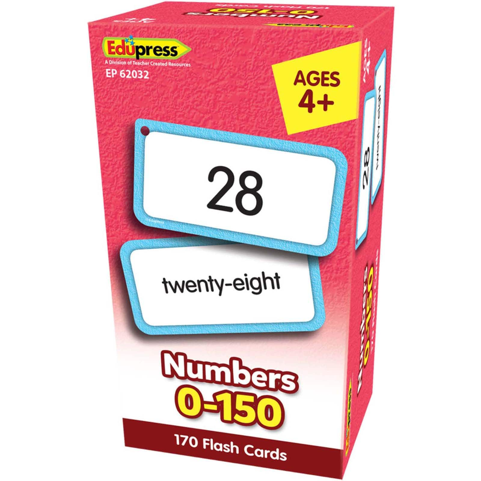 Edupress&#x2122; Numbers 0-150 Flash Cards