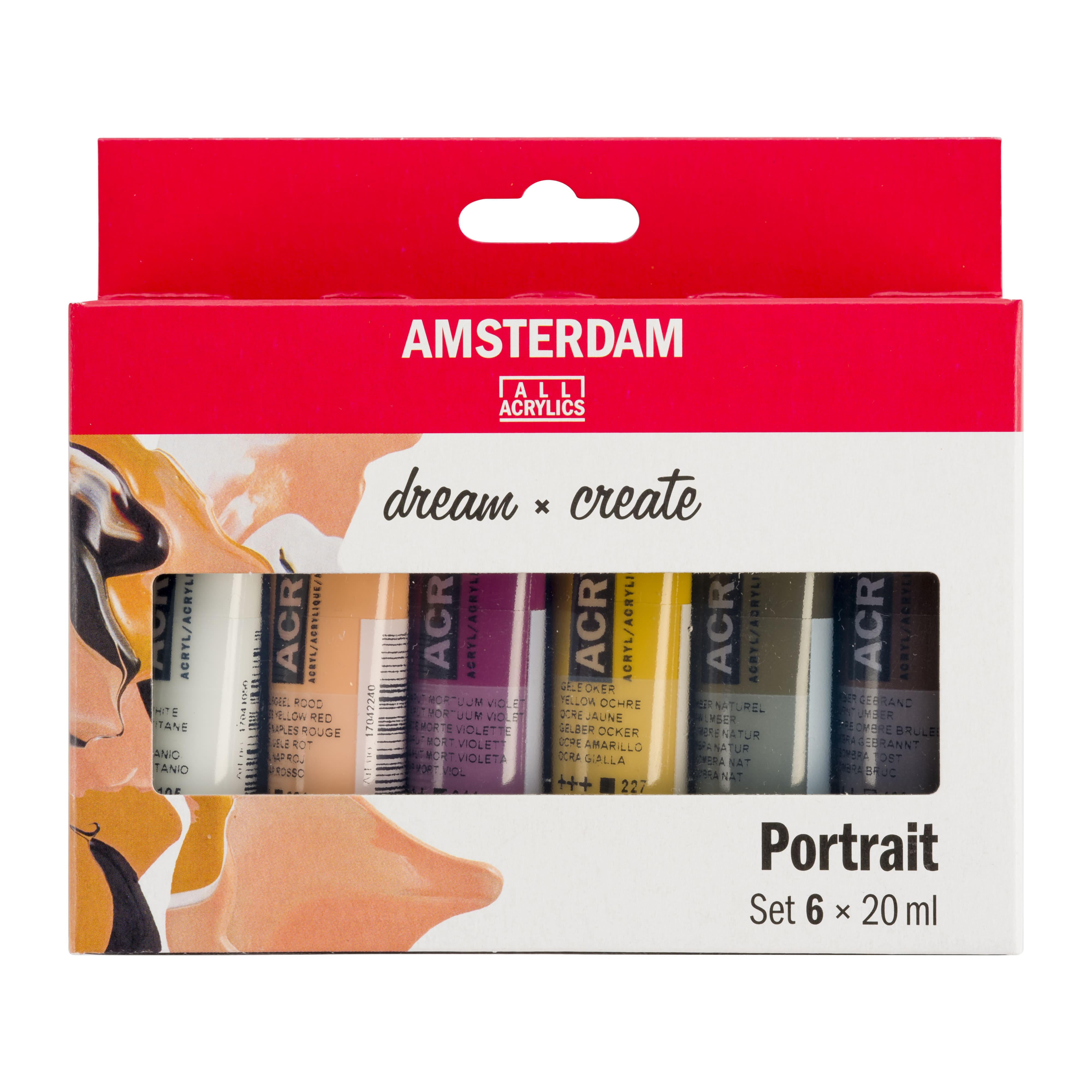 6 Packs: 6 ct. (36 total) Amsterdam Standard Series Portrait Acrylic Paints